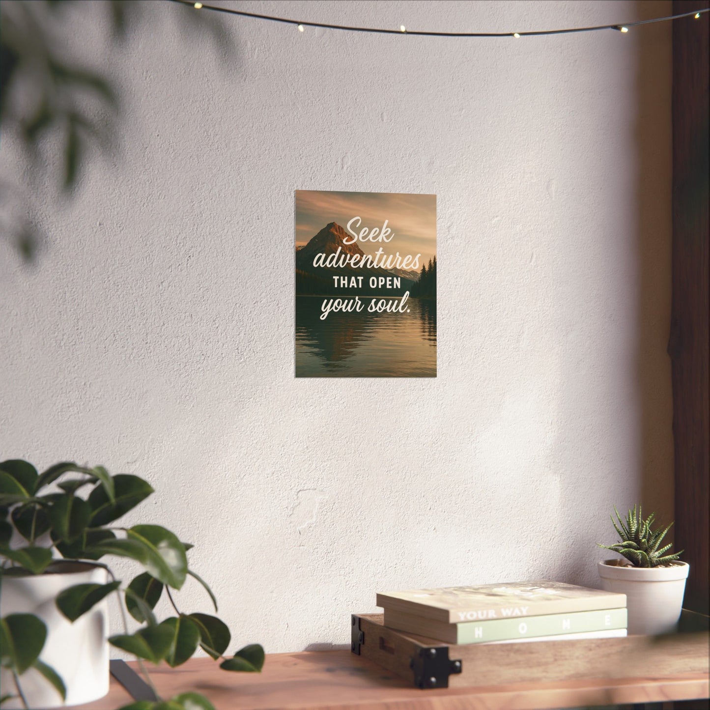 Adventure Wall Poster - "Seek Adventures That Open Your Soul"