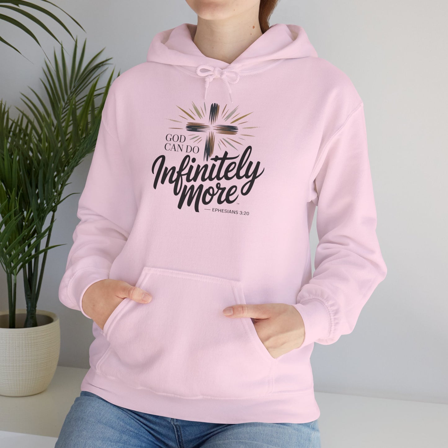 Infinity More Hooded Sweatshirt - Unisex Inspirational Pullover