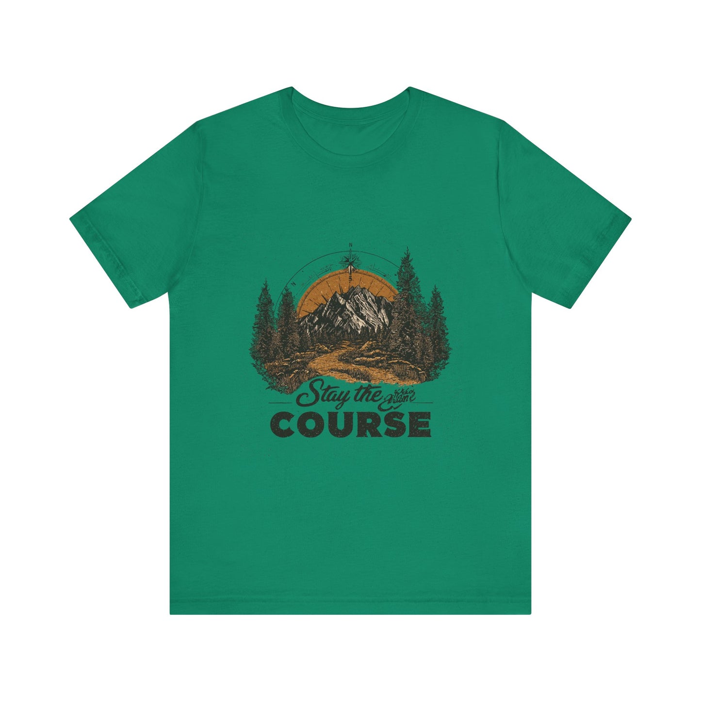 Stay the Course Mountain Tee - Unisex Jersey Short Sleeve Shirt
