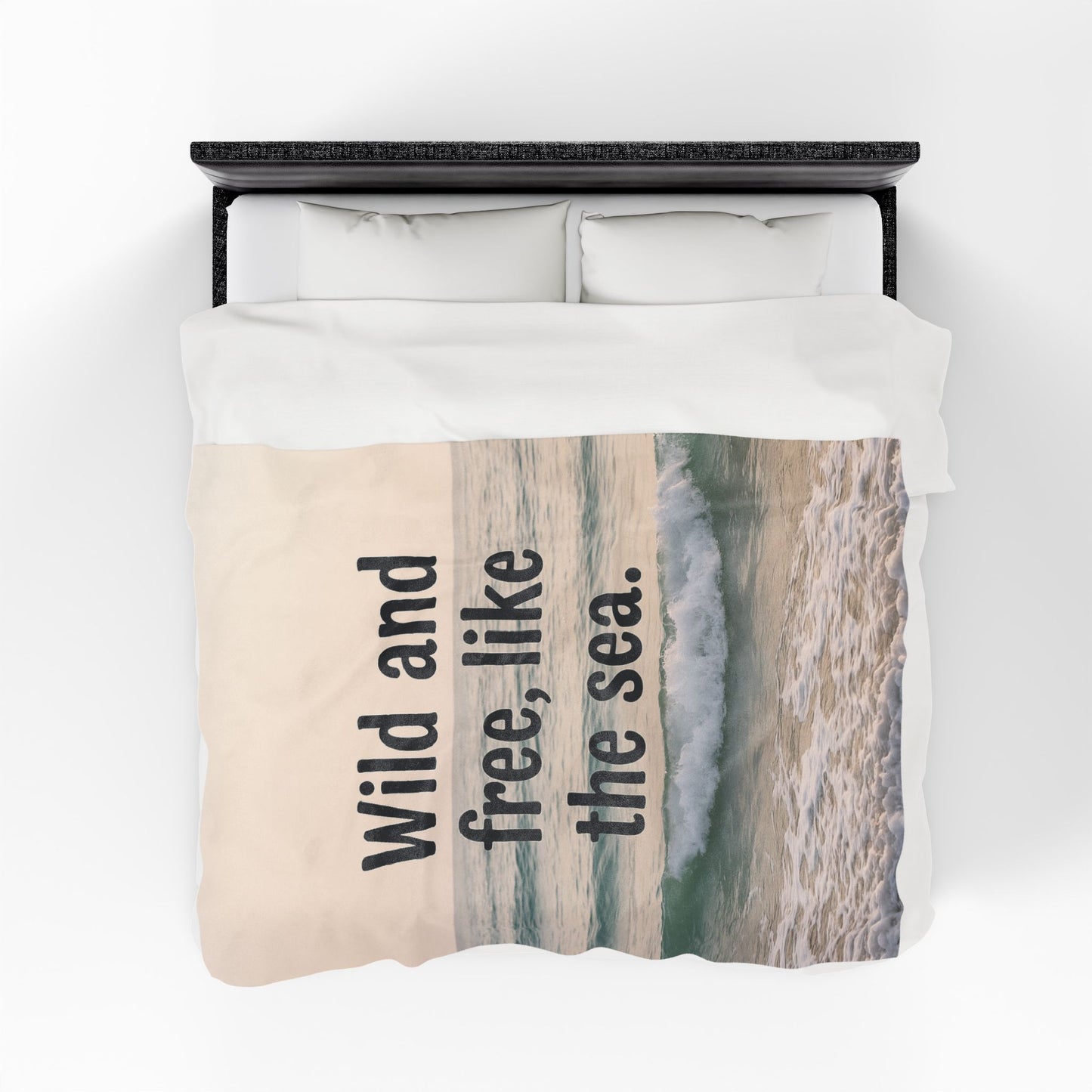 Wild and Free Velveteen Plush Blanket