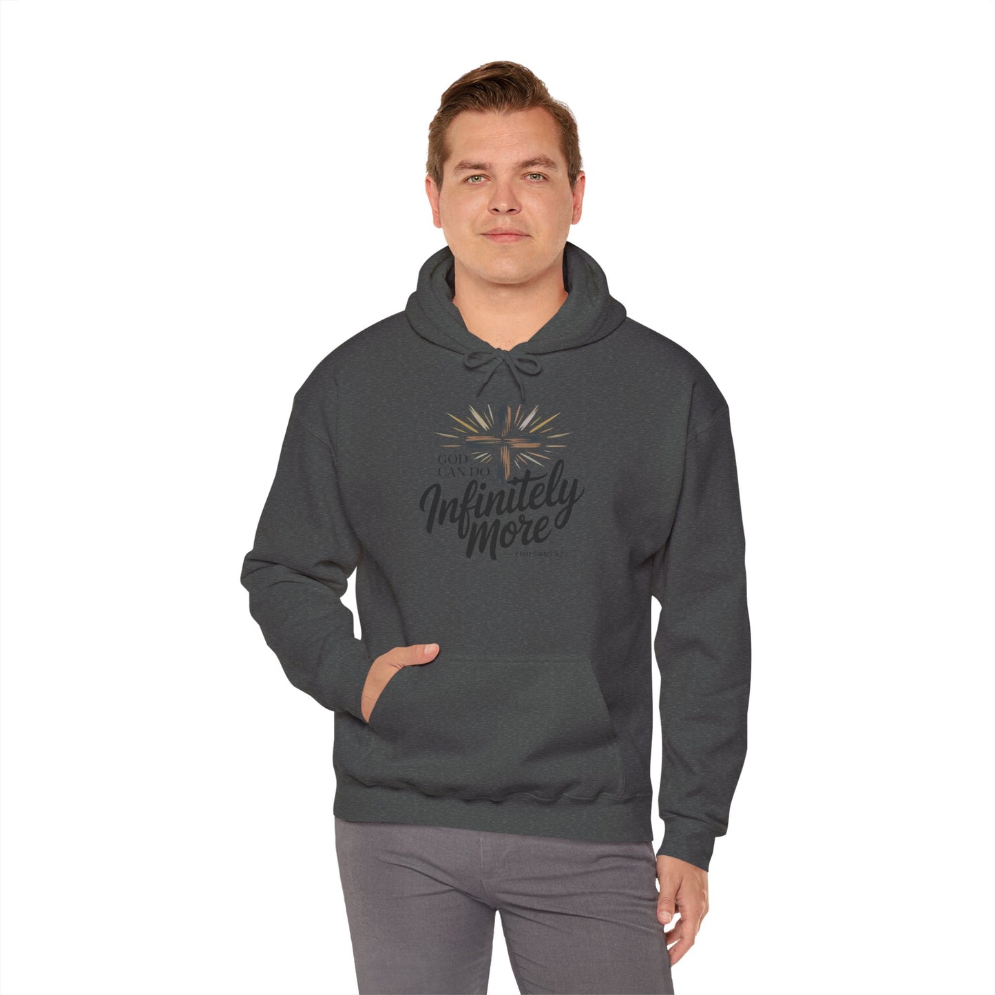 Infinity More Hooded Sweatshirt - Unisex Inspirational Pullover