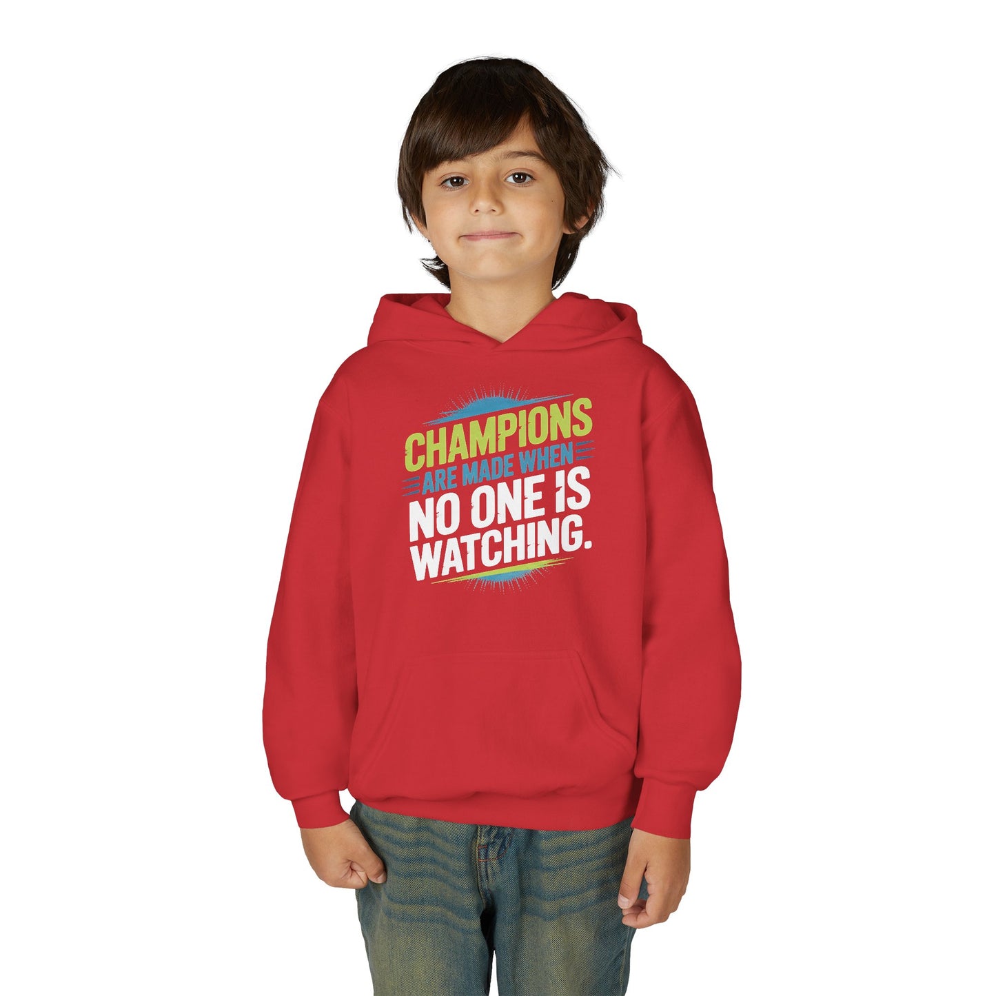 Champion Mindset Youth Hoodie - Inspirational Sports Sweatshirt