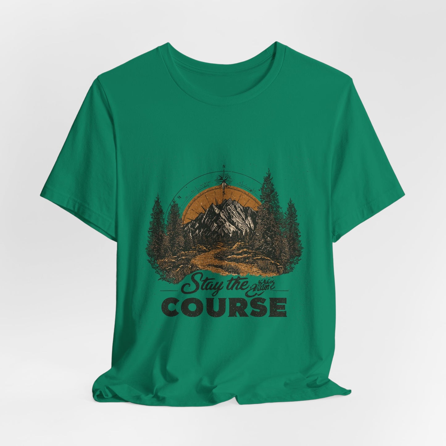 Stay the Course Mountain Tee - Unisex Jersey Short Sleeve Shirt