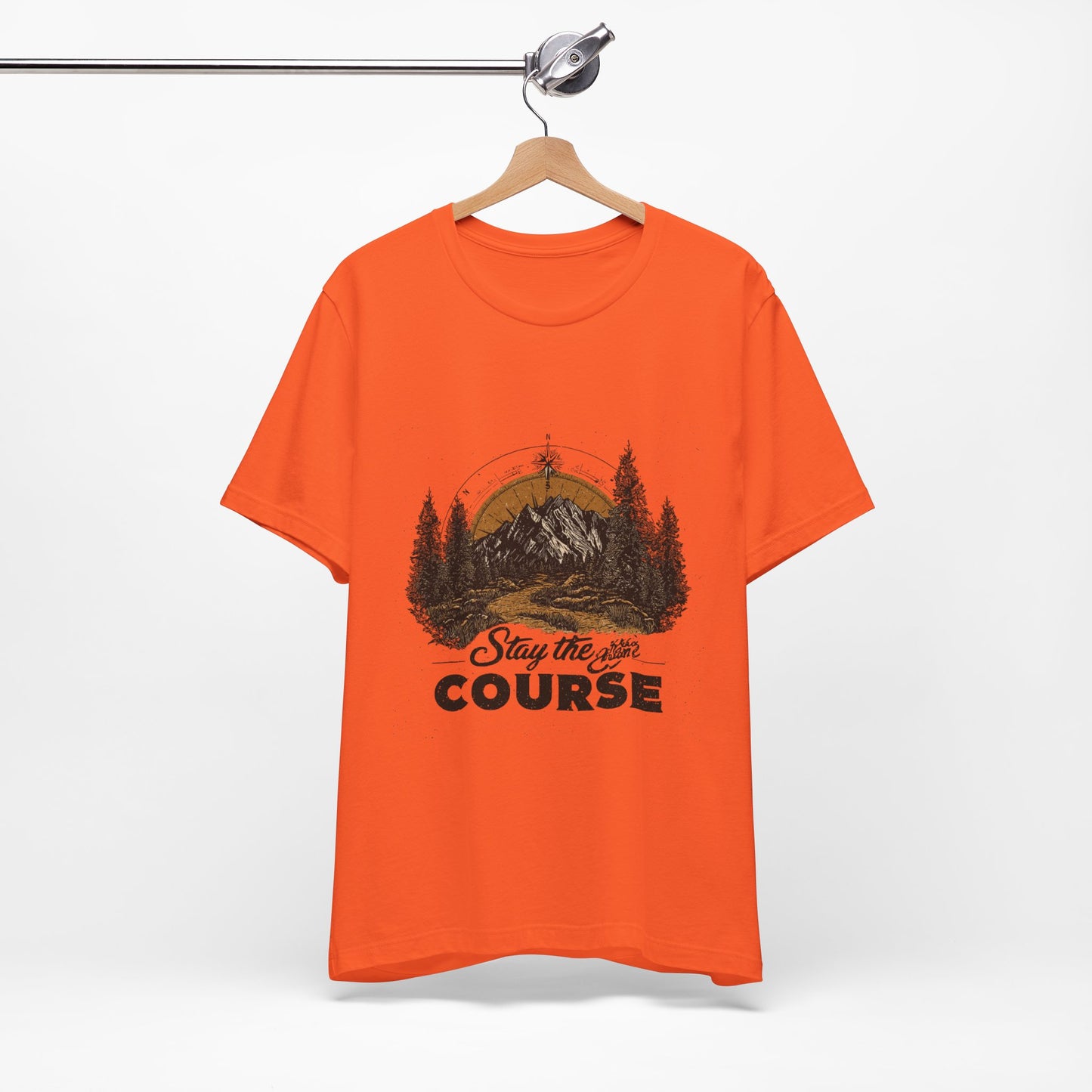 Stay the Course Mountain Tee - Unisex Jersey Short Sleeve Shirt