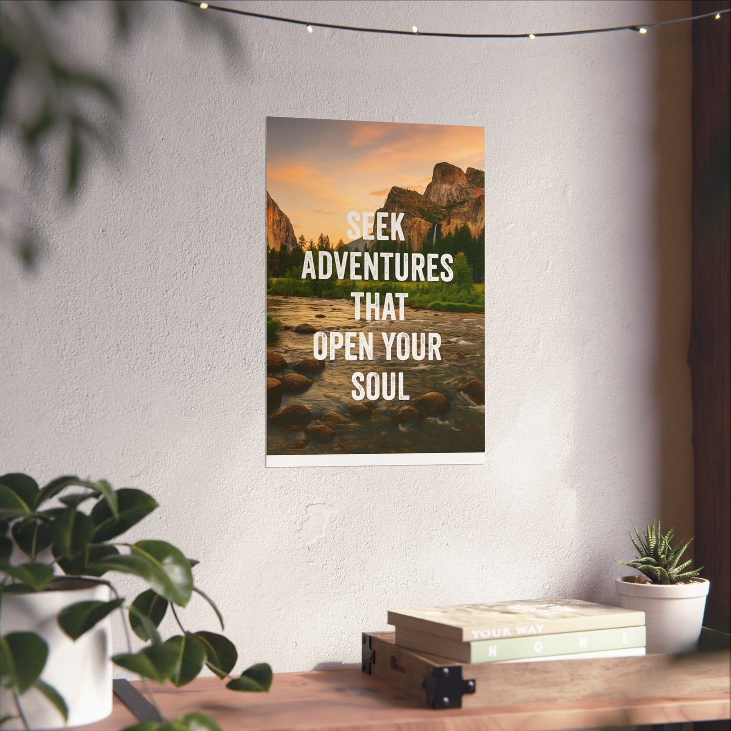 Adventure Poster - Seek Adventures That Open Your Soul