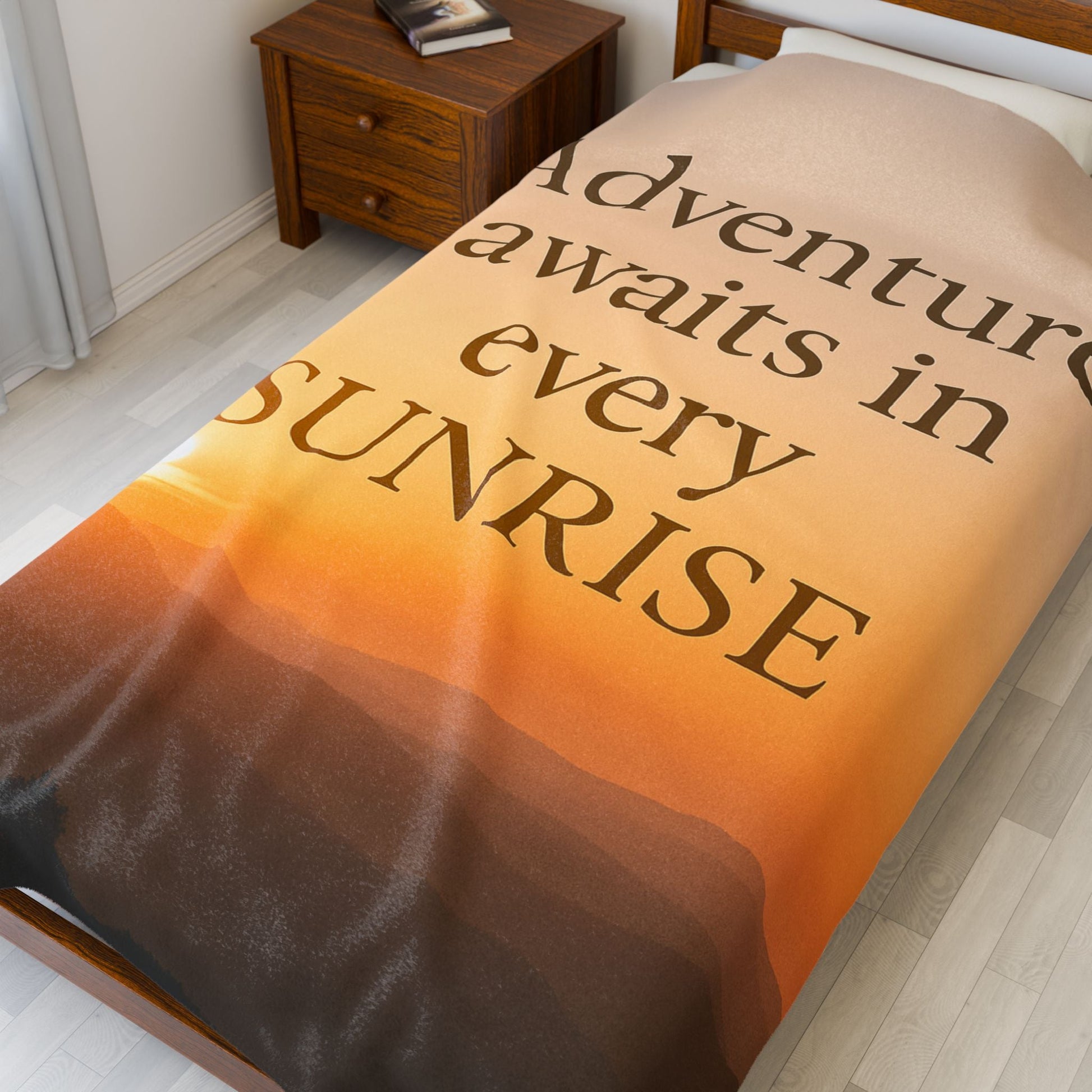 Adventure Awaits Plush Blanket - Peak Inspiration