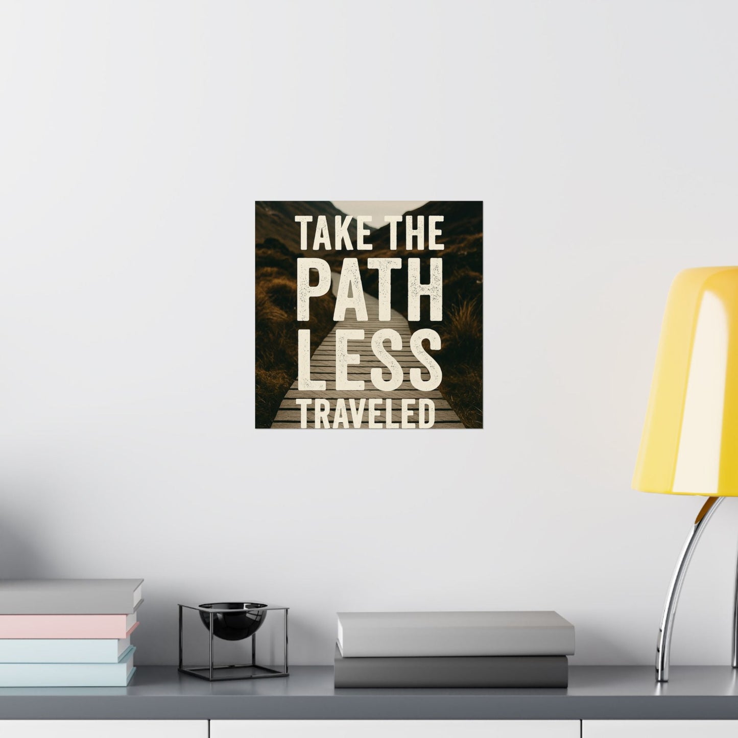 Adventure - Inspiring Matte Vertical Posters - 'Take the Path Less Traveled' - Peak Inspiration