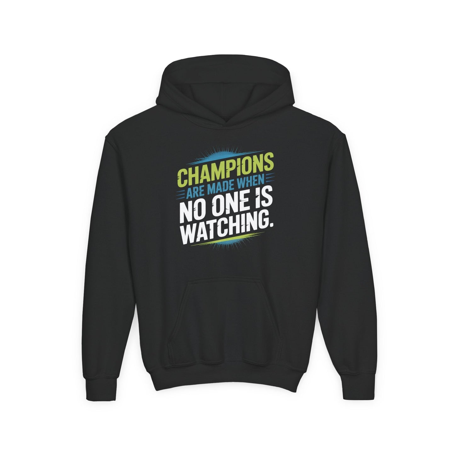 Champion Mindset Youth Hoodie - Inspirational Sports Sweatshirt - Peak Inspiration