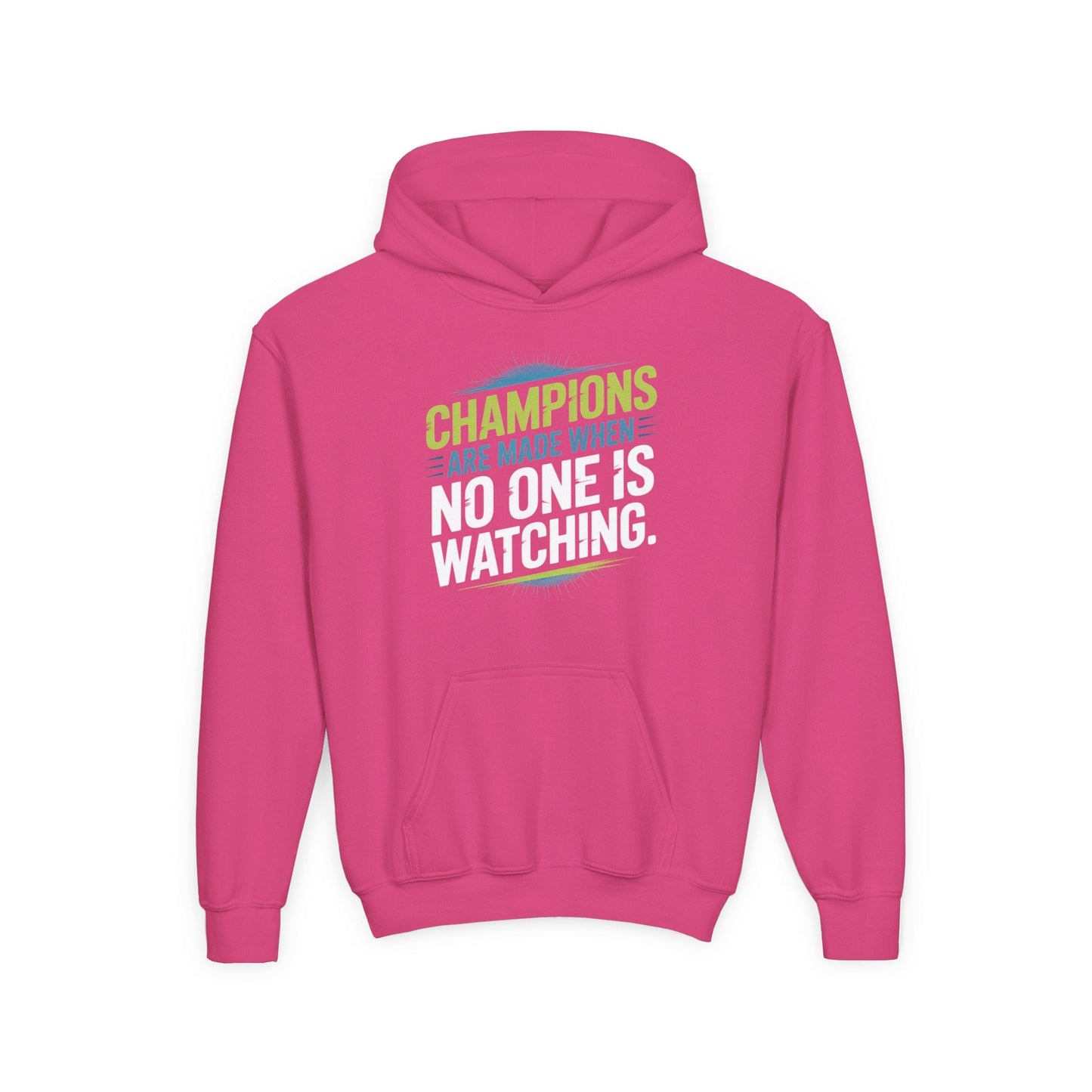 Champion Mindset Youth Hoodie - Inspirational Sports Sweatshirt - Peak Inspiration
