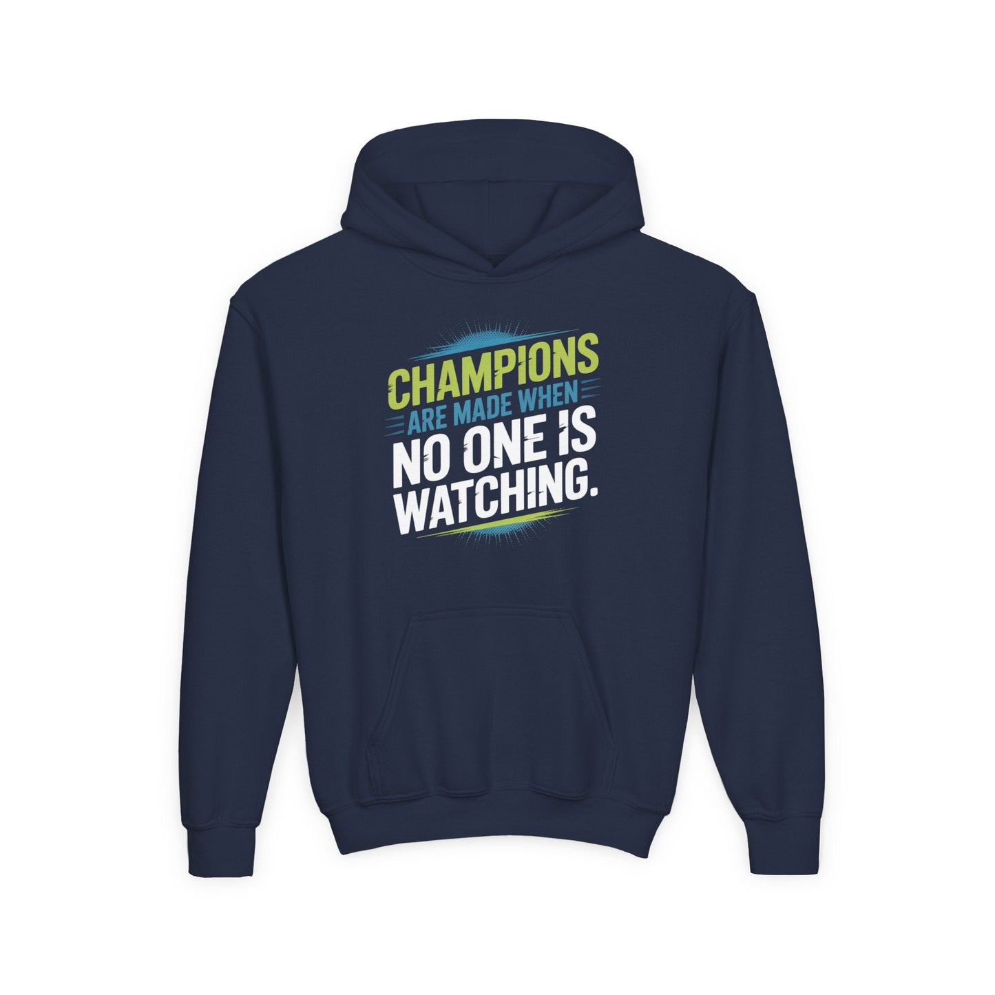 Champion Mindset Youth Hoodie - Inspirational Sports Sweatshirt - Peak Inspiration