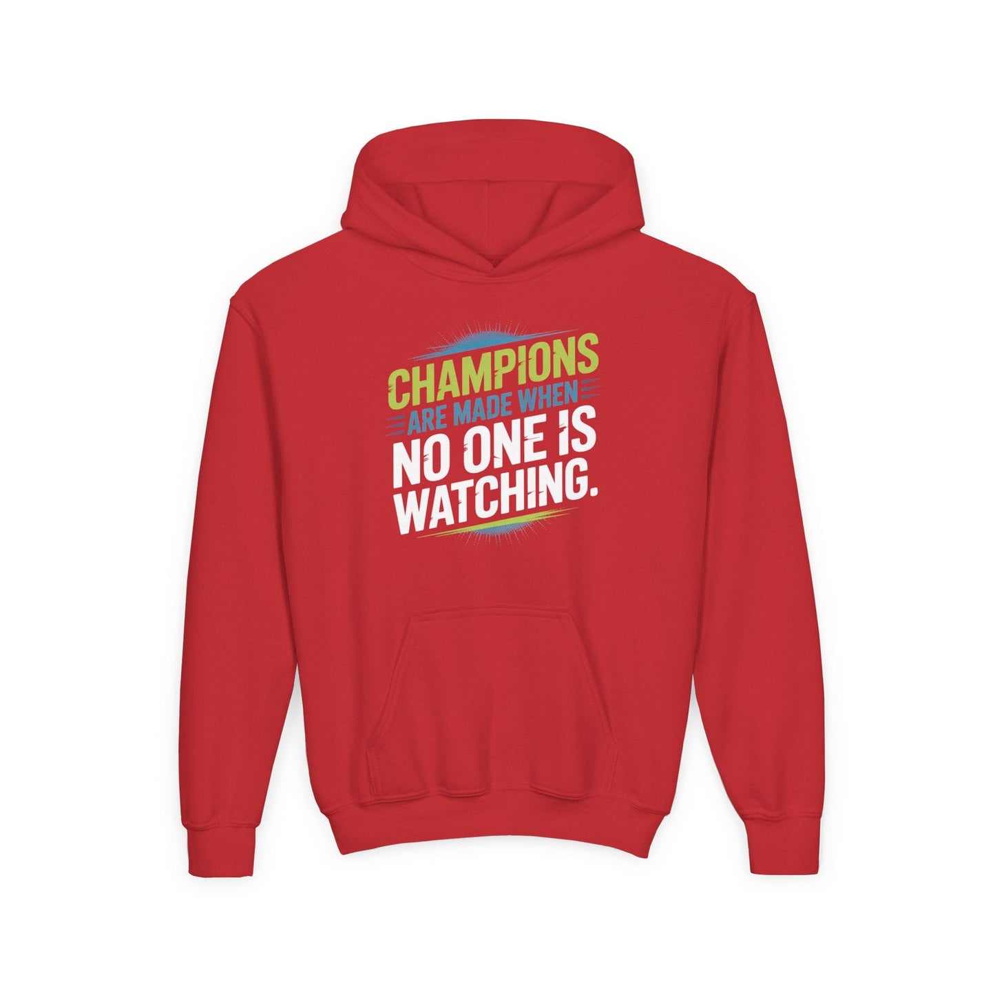Champion Mindset Youth Hoodie - Inspirational Sports Sweatshirt - Peak Inspiration