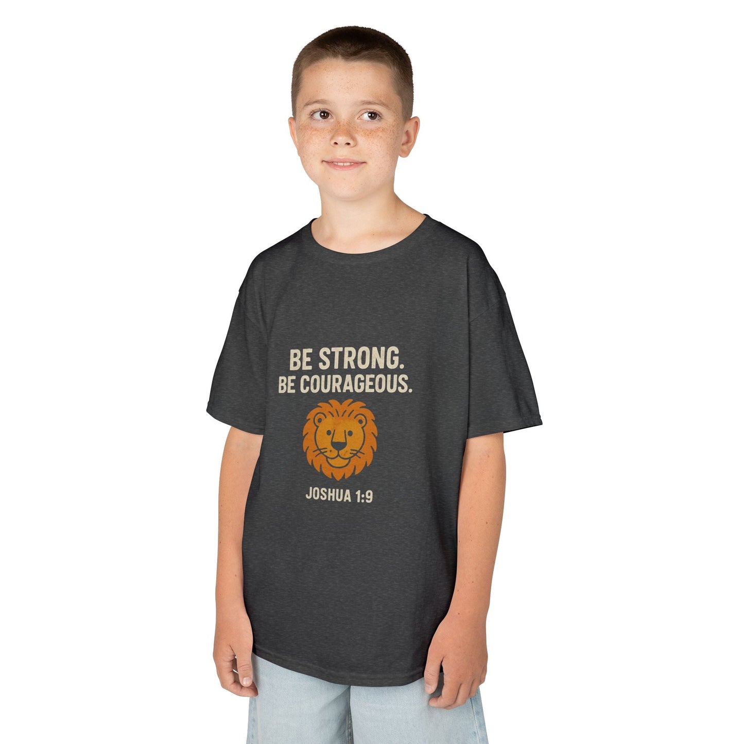 Courageous Kids Tee - Be Strong in the Lord - Peak Inspiration
