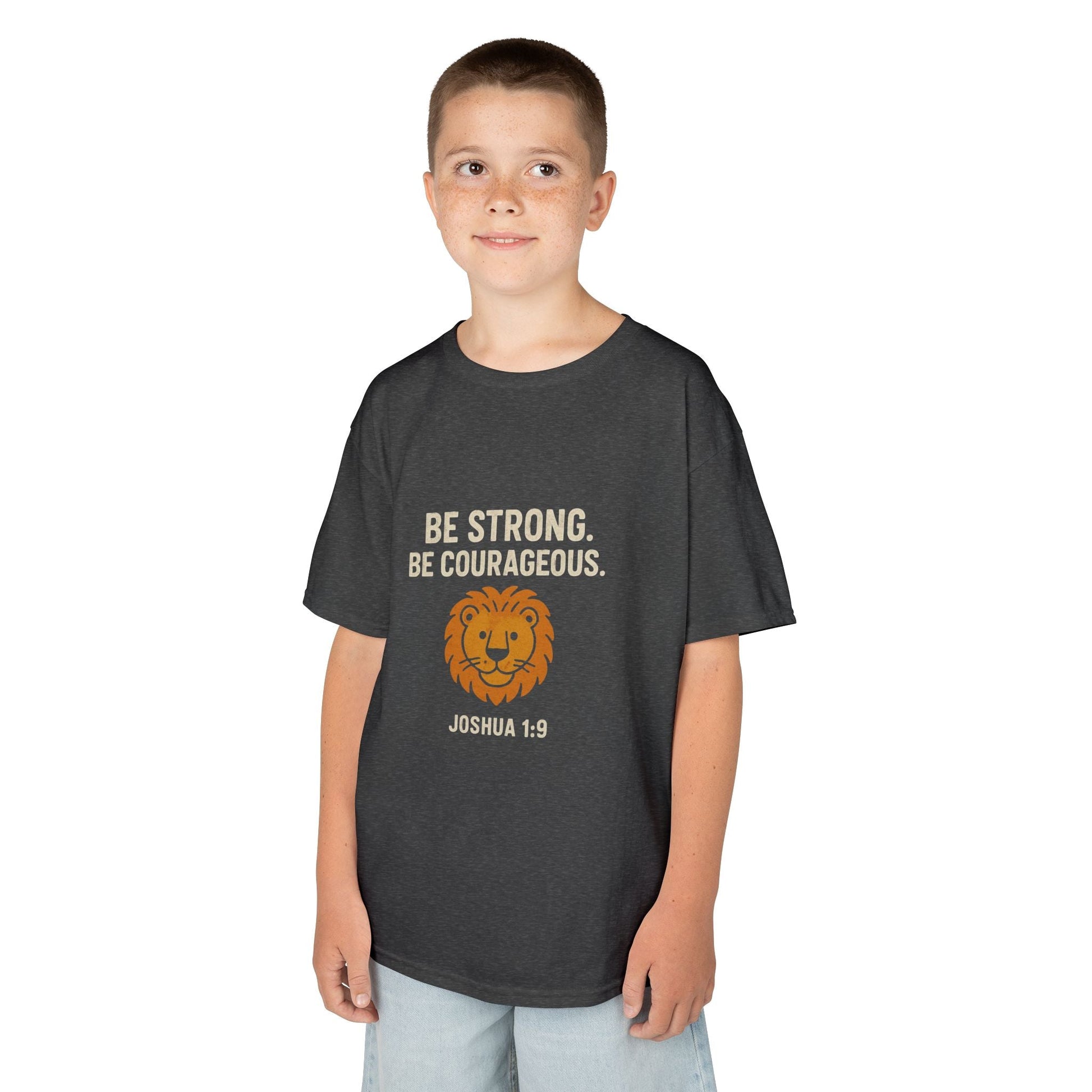 Courageous Kids Tee - Be Strong in the Lord - Peak Inspiration