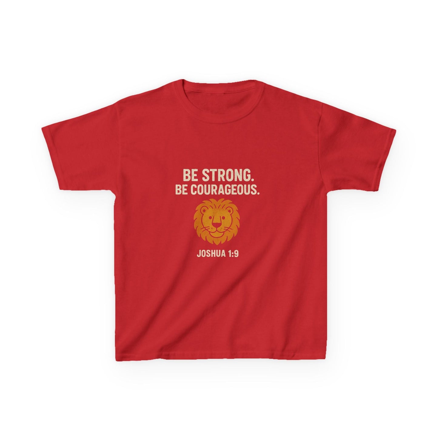 Courageous Kids Tee - Be Strong in the Lord - Peak Inspiration