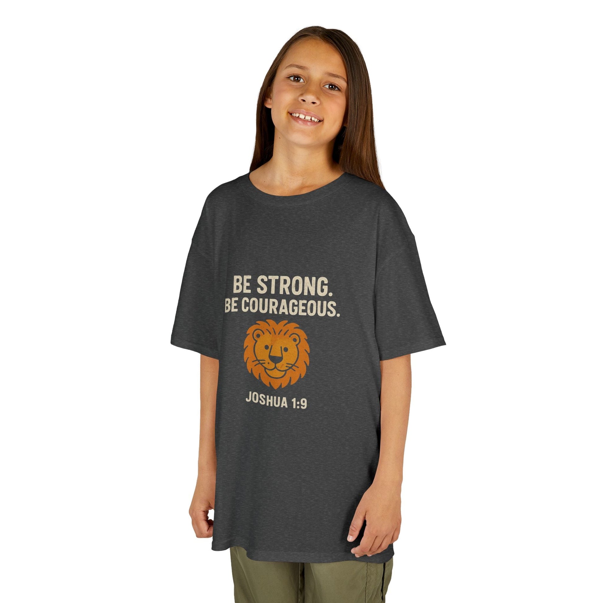 Courageous Kids Tee - Be Strong in the Lord - Peak Inspiration