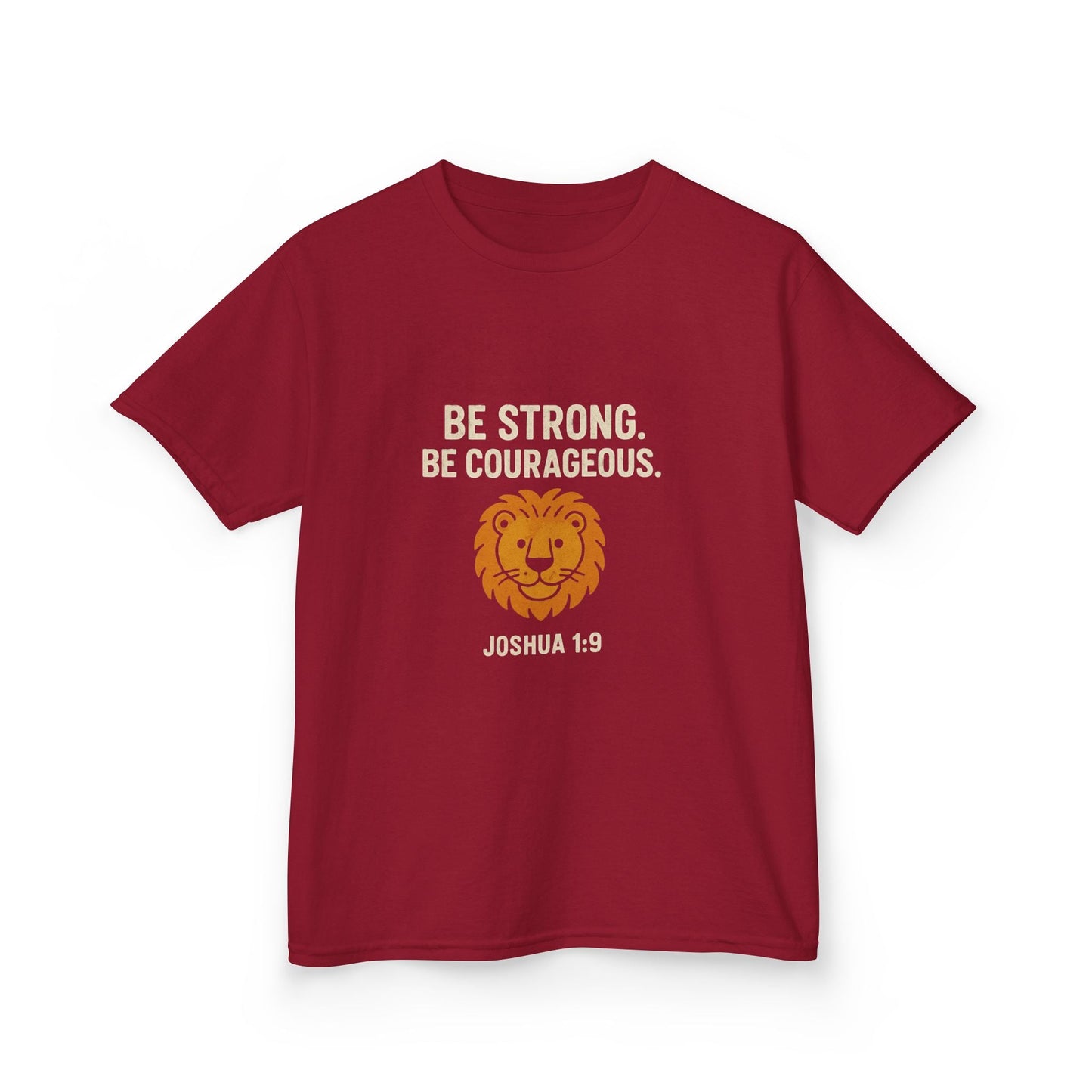 Courageous Kids Tee - Be Strong in the Lord - Peak Inspiration