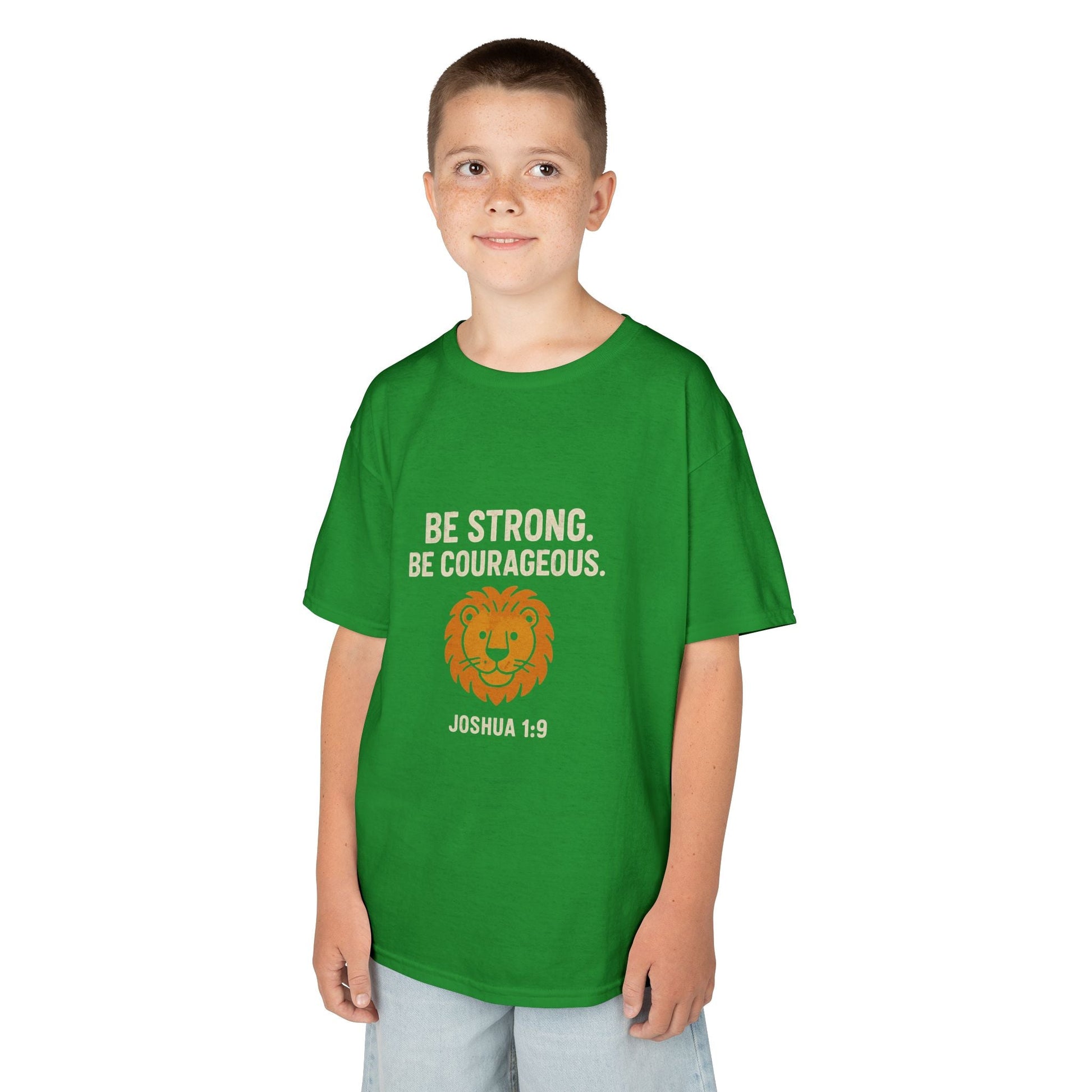 Courageous Kids Tee - Be Strong in the Lord - Peak Inspiration
