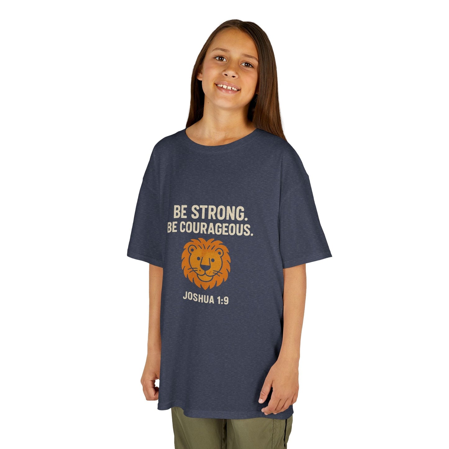 Courageous Kids Tee - Be Strong in the Lord - Peak Inspiration