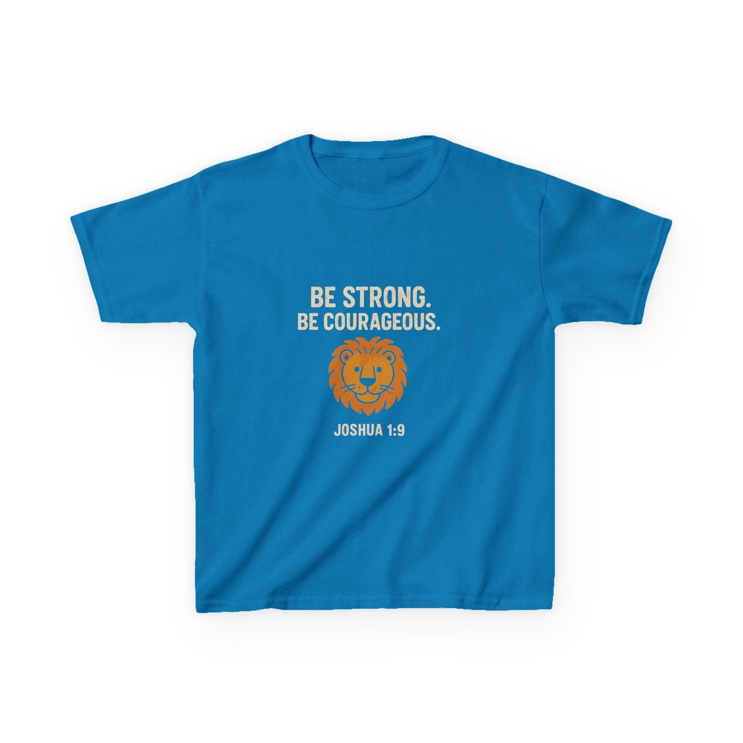 Courageous Kids Tee - Be Strong in the Lord - Peak Inspiration