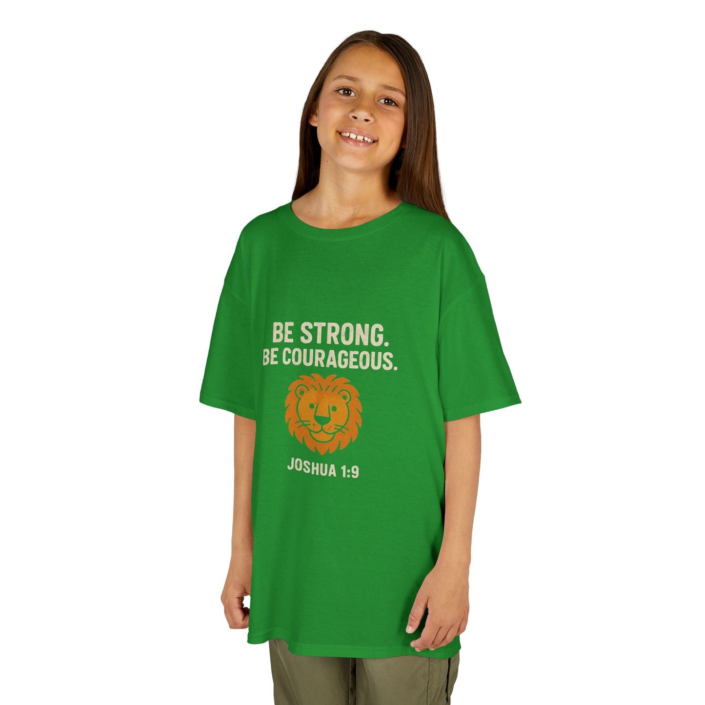 Courageous Kids Tee - Be Strong in the Lord - Peak Inspiration