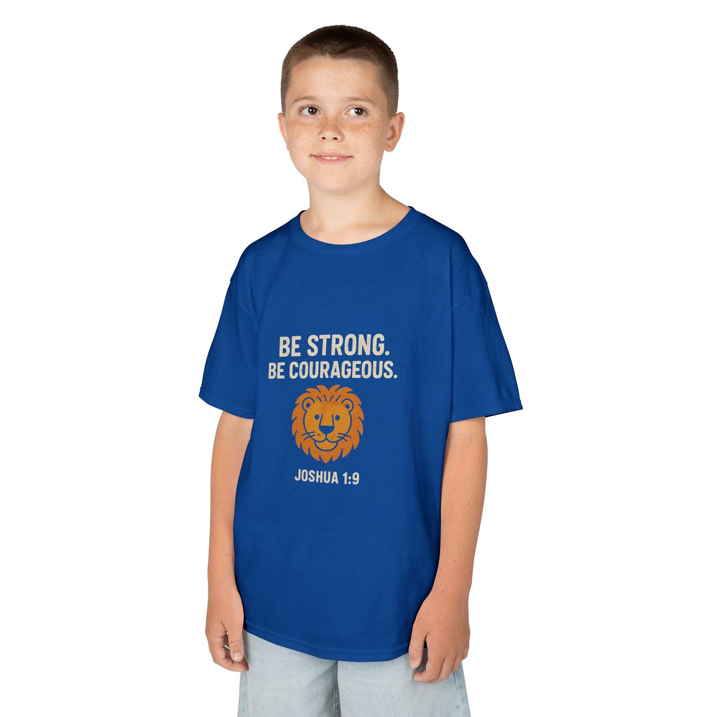 Courageous Kids Tee - Be Strong in the Lord - Peak Inspiration