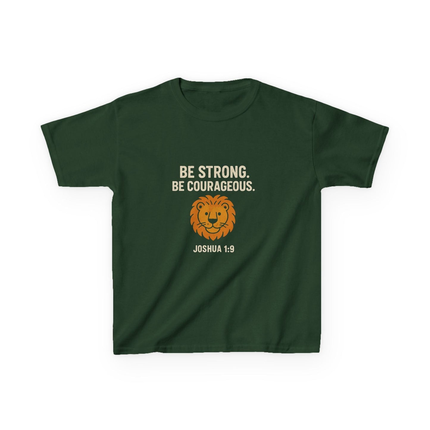 Courageous Kids Tee - Be Strong in the Lord - Peak Inspiration