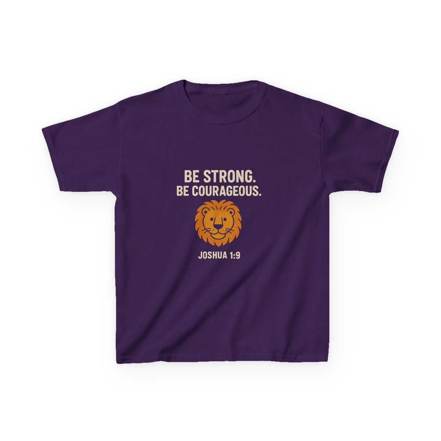 Courageous Kids Tee - Be Strong in the Lord - Peak Inspiration