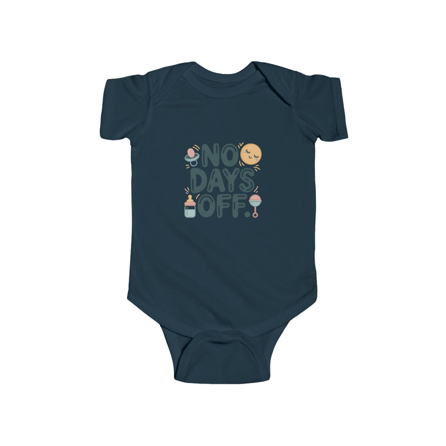 Cute Baby Bodysuit - "No Days Off" - Peak Inspiration
