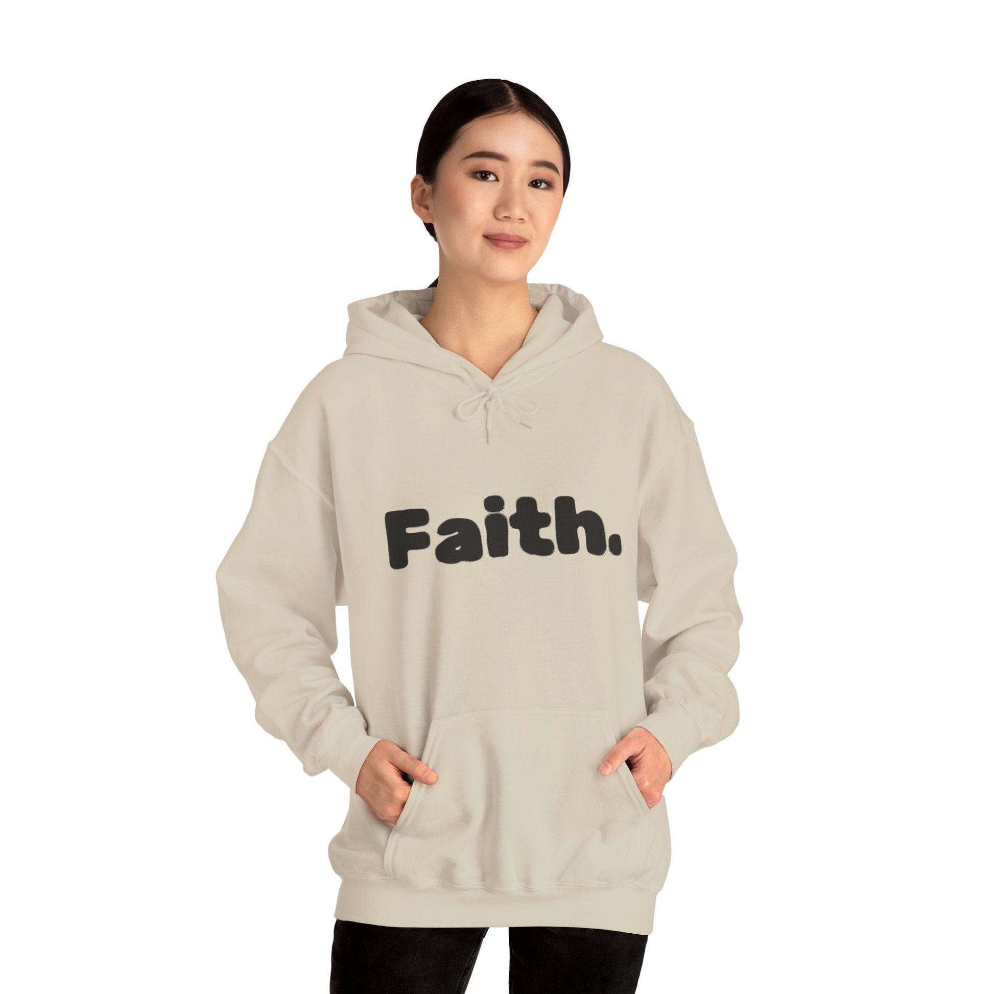 Faith Hoodie — Inspirational Religious Pullover for Adults - Peak Inspiration
