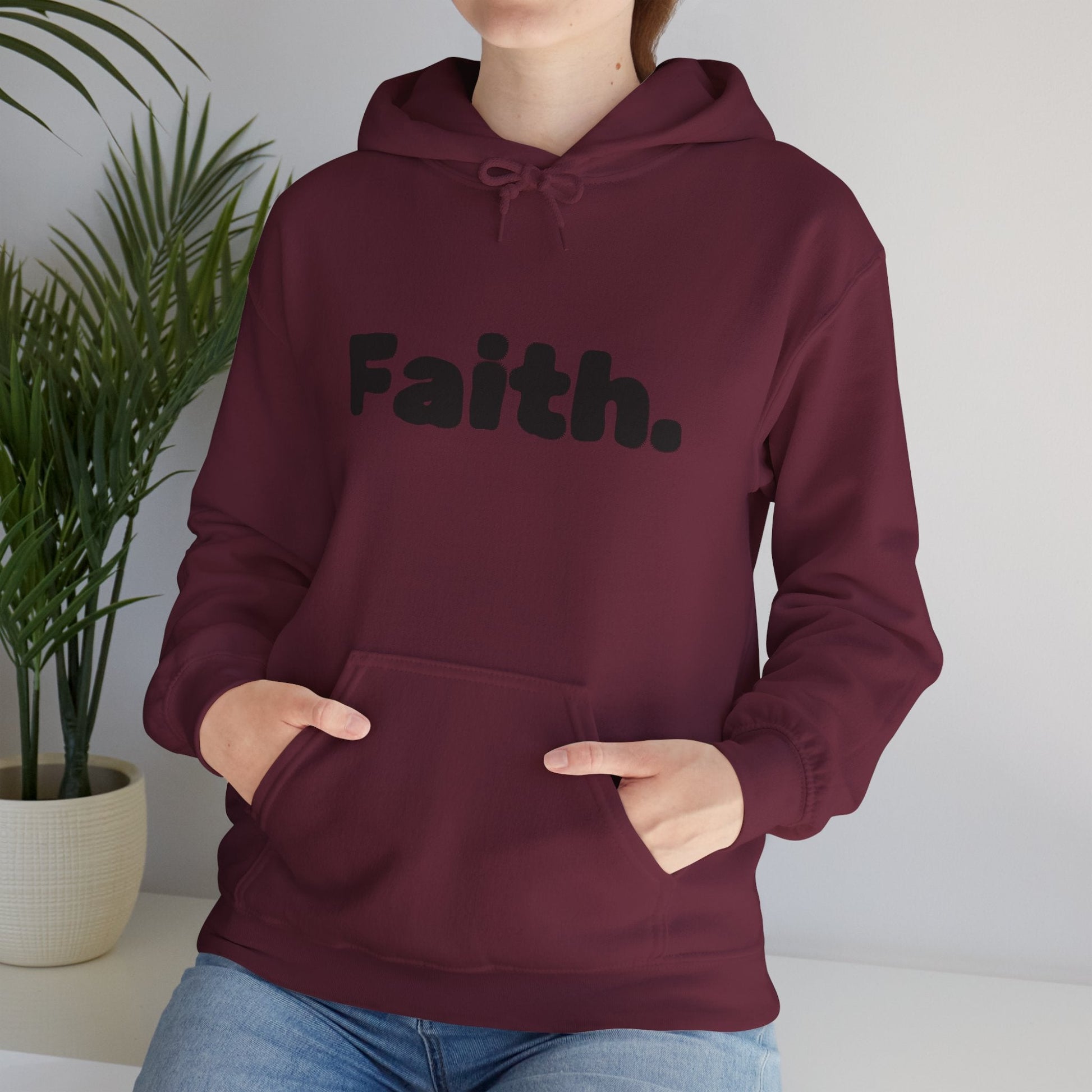 Faith Hoodie — Inspirational Religious Pullover for Adults - Peak Inspiration