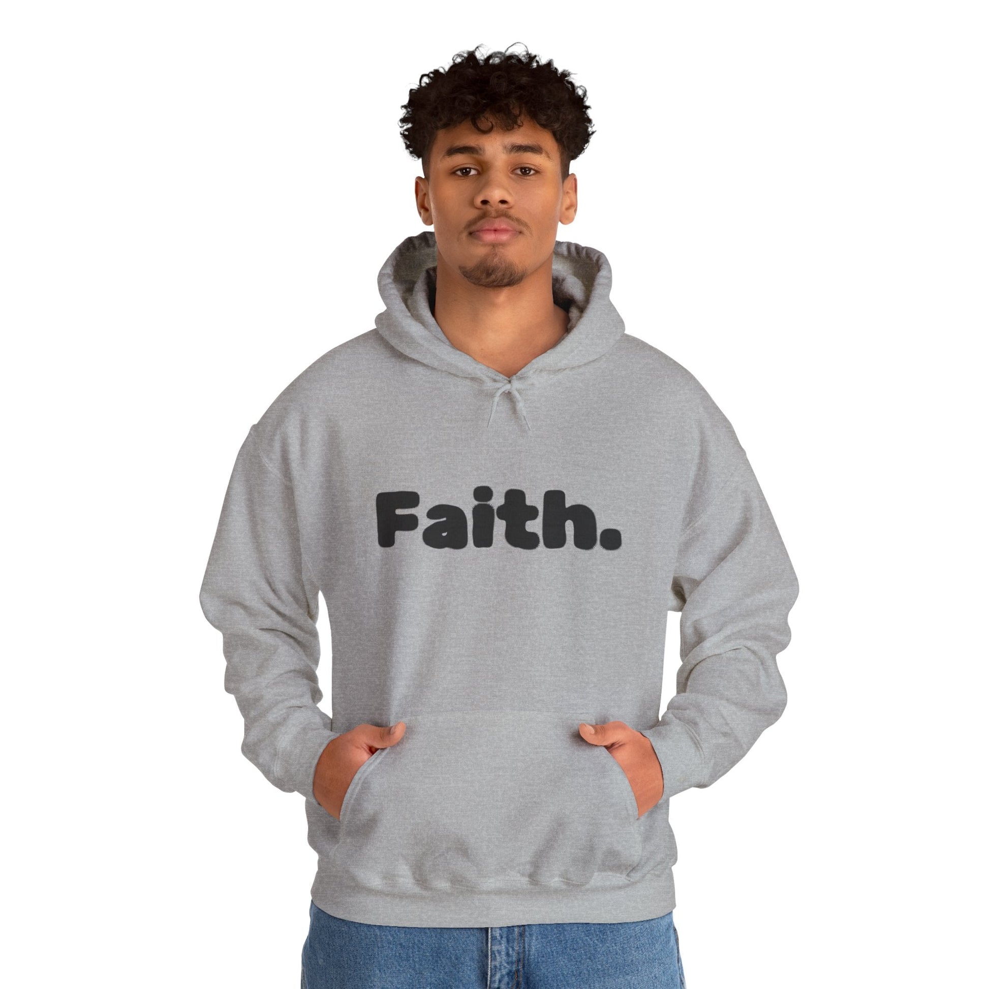 Faith Hoodie — Inspirational Religious Pullover for Adults - Peak Inspiration