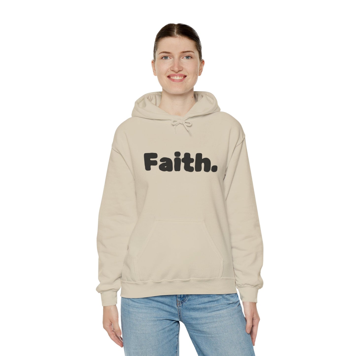 Faith Hoodie — Inspirational Religious Pullover for Adults - Peak Inspiration