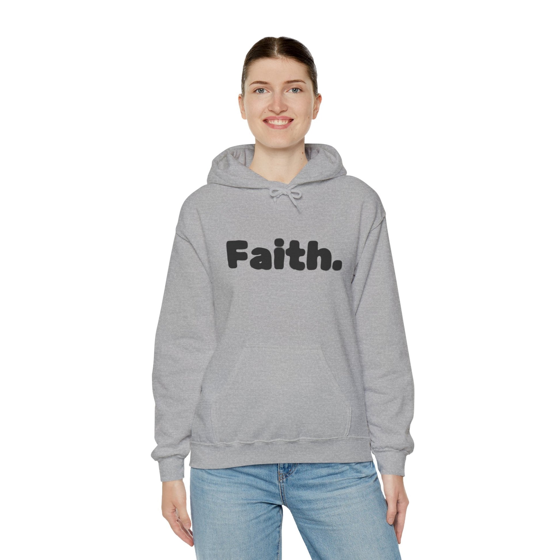 Faith Hoodie — Inspirational Religious Pullover for Adults - Peak Inspiration