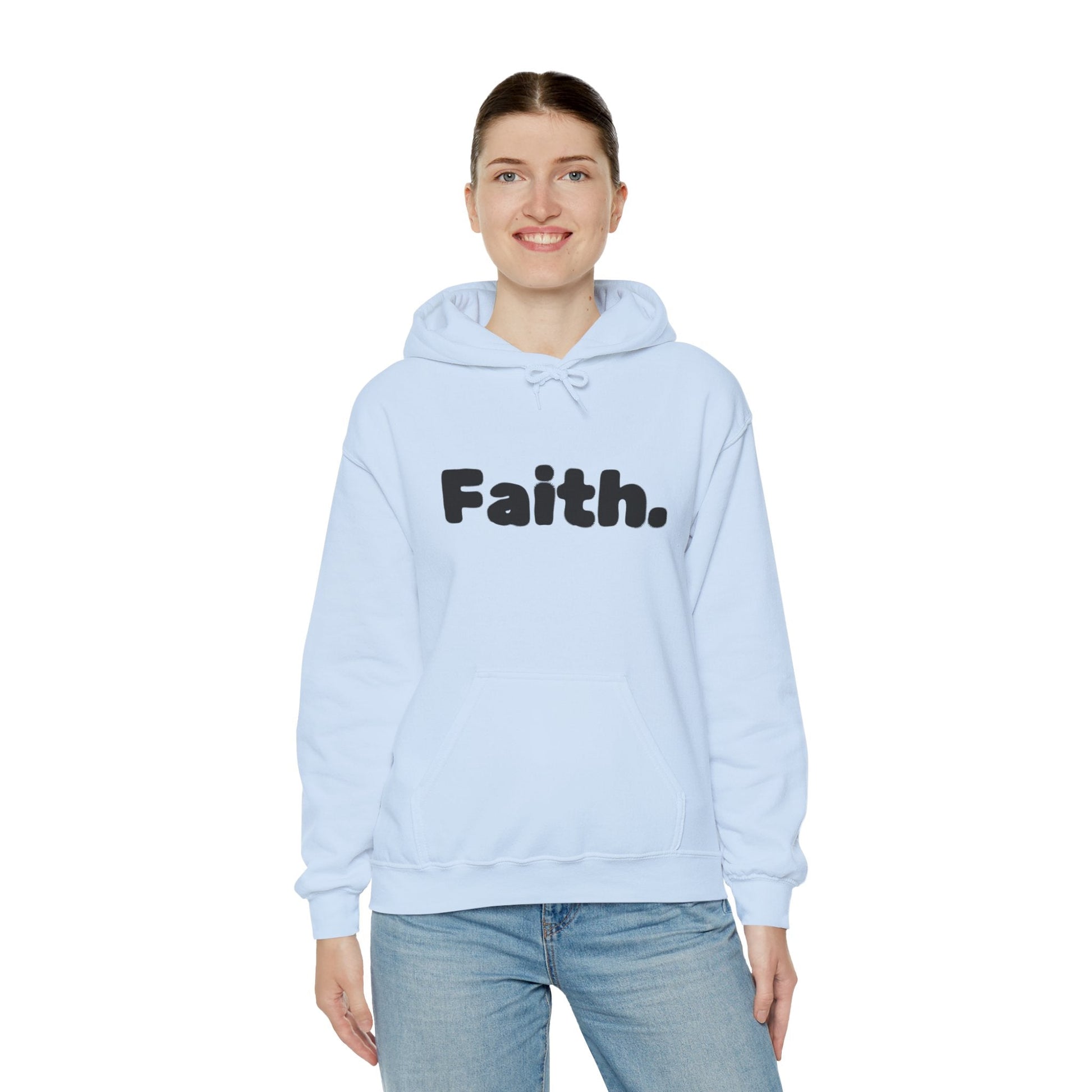 Faith Hoodie — Inspirational Religious Pullover for Adults - Peak Inspiration