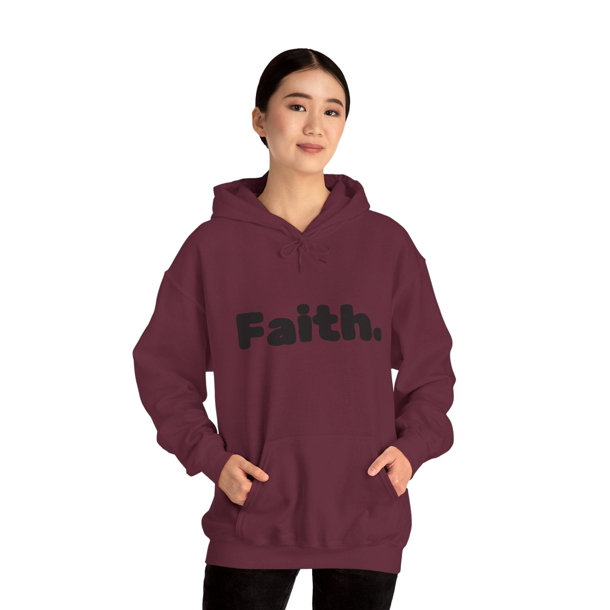 Faith Hoodie — Inspirational Religious Pullover for Adults - Peak Inspiration