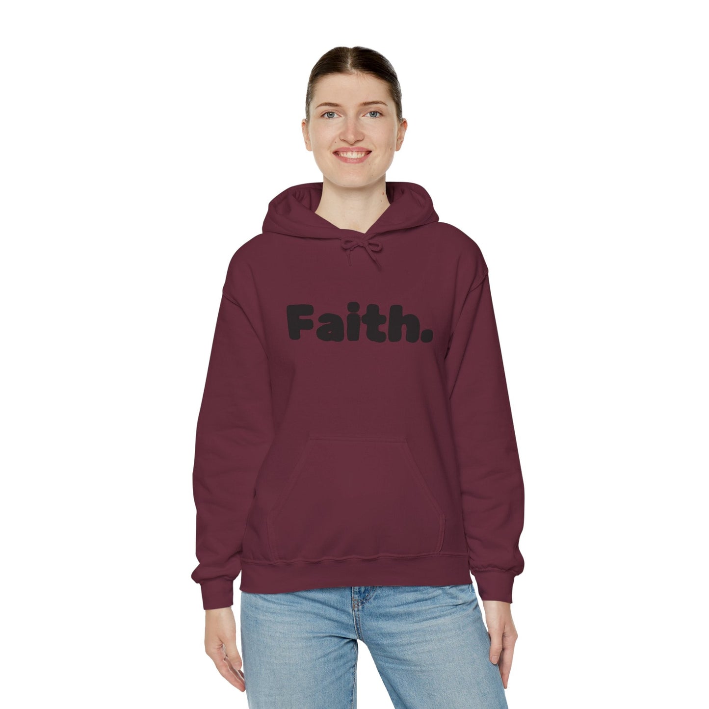 Faith Hoodie — Inspirational Religious Pullover for Adults - Peak Inspiration