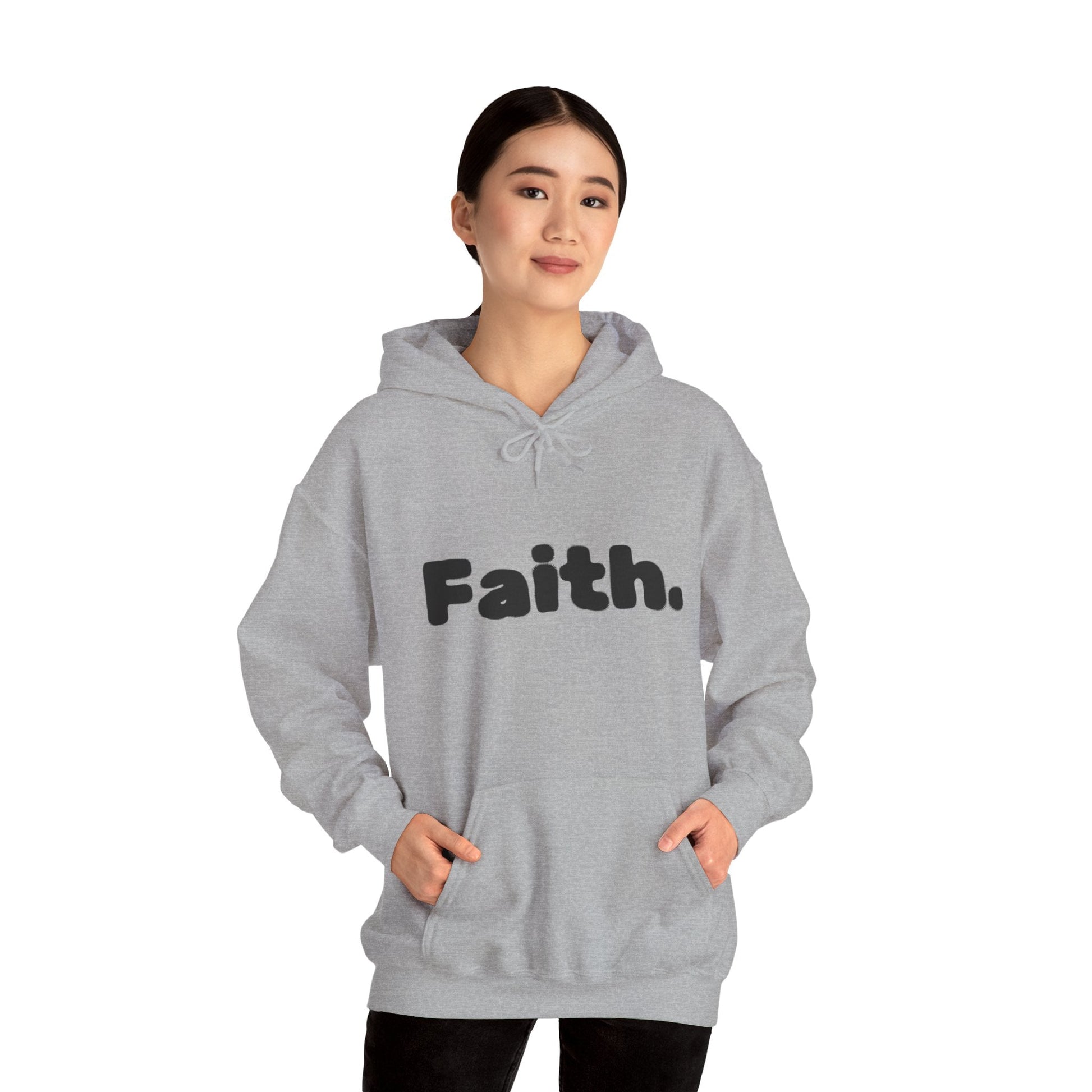 Faith Hoodie — Inspirational Religious Pullover for Adults - Peak Inspiration