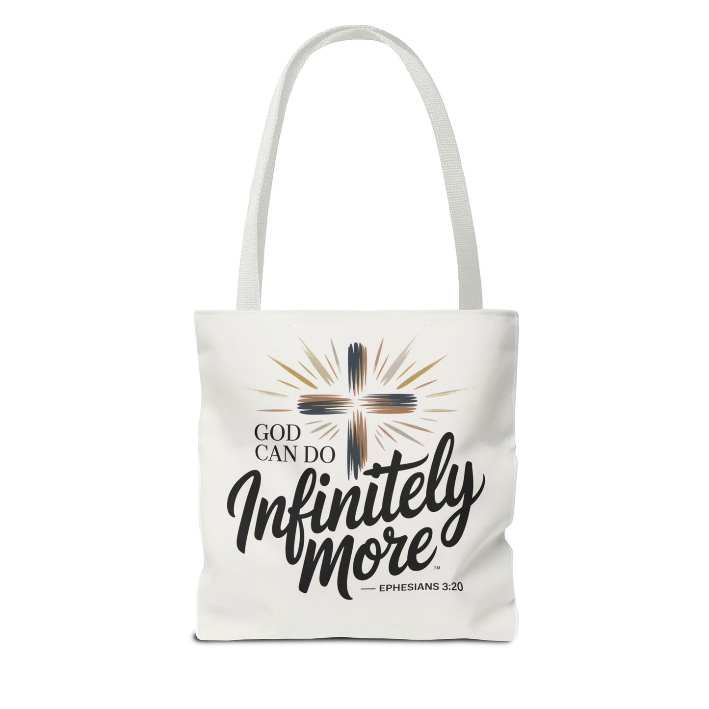Faith - Inspired Tote Bag: Wings & Infinite Blessings - Peak Inspiration
