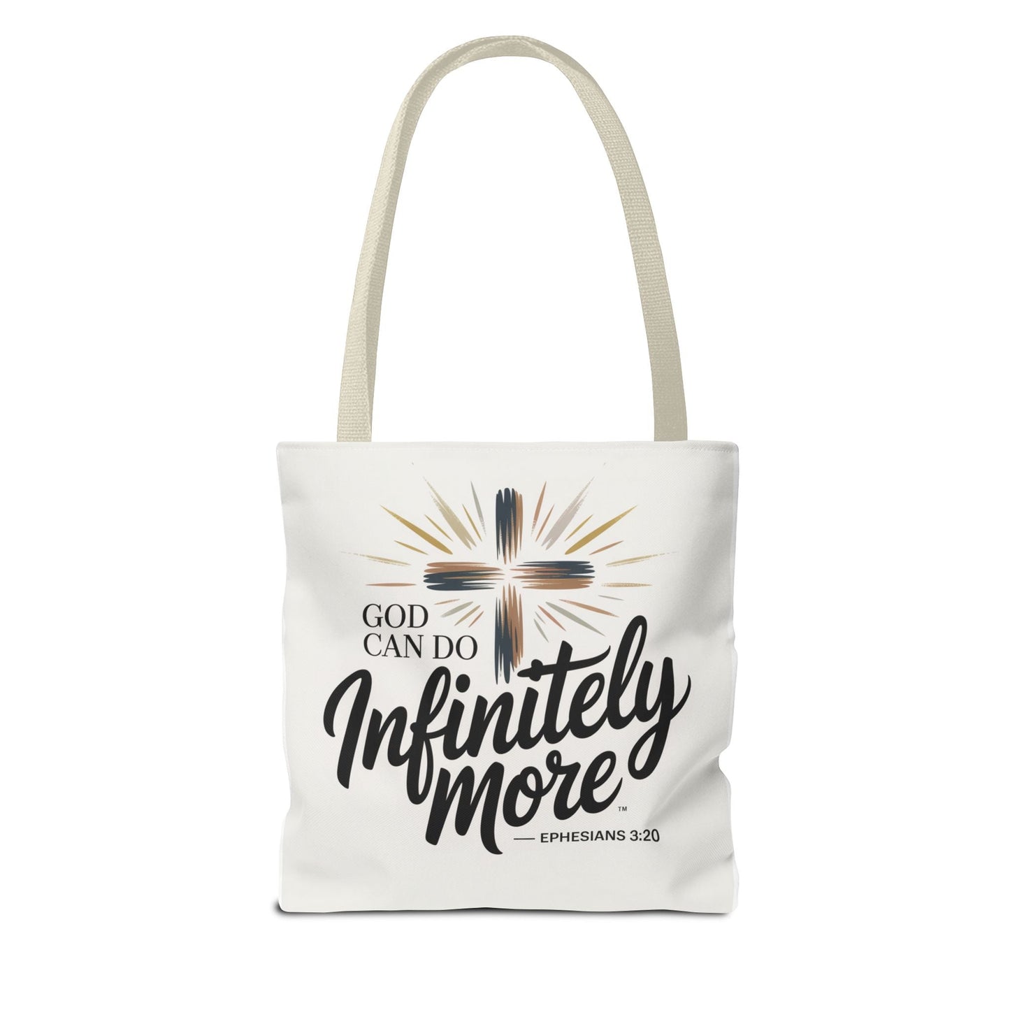 Faith - Inspired Tote Bag: Wings & Infinite Blessings - Peak Inspiration