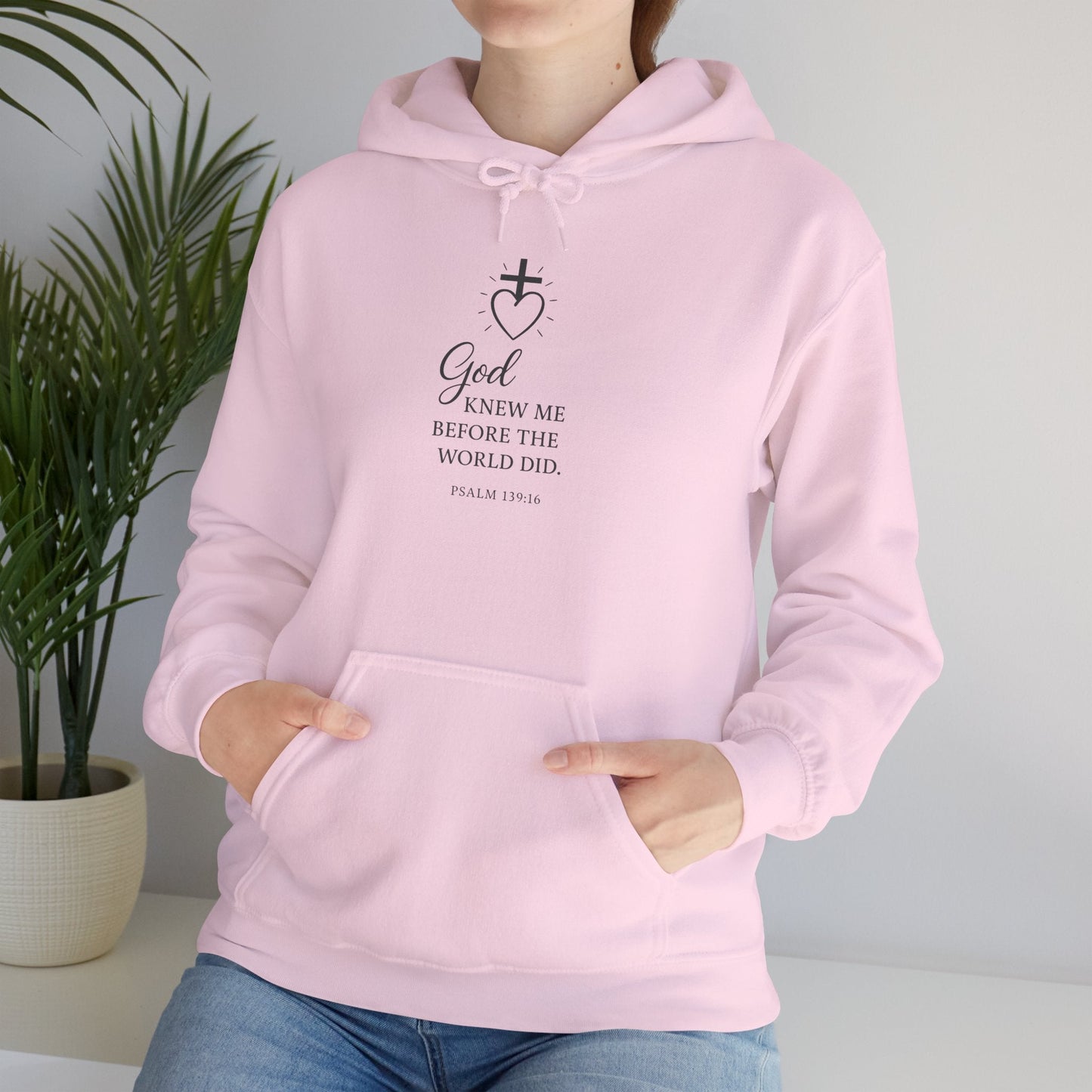 Faith - Inspired Unisex Hoodie with Inspirational Quote Psalm 139:16 - Peak Inspiration