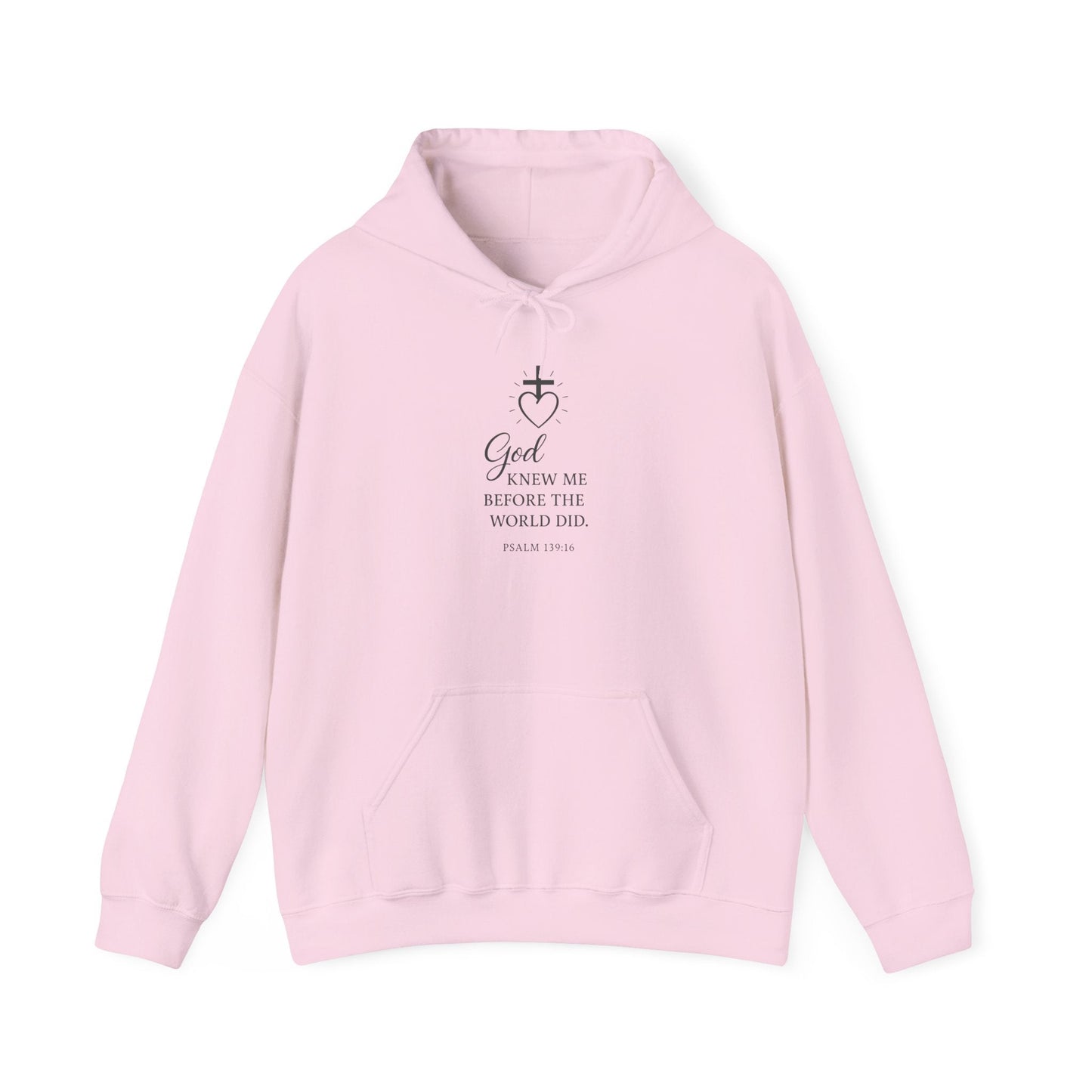 Faith - Inspired Unisex Hoodie with Inspirational Quote Psalm 139:16 - Peak Inspiration