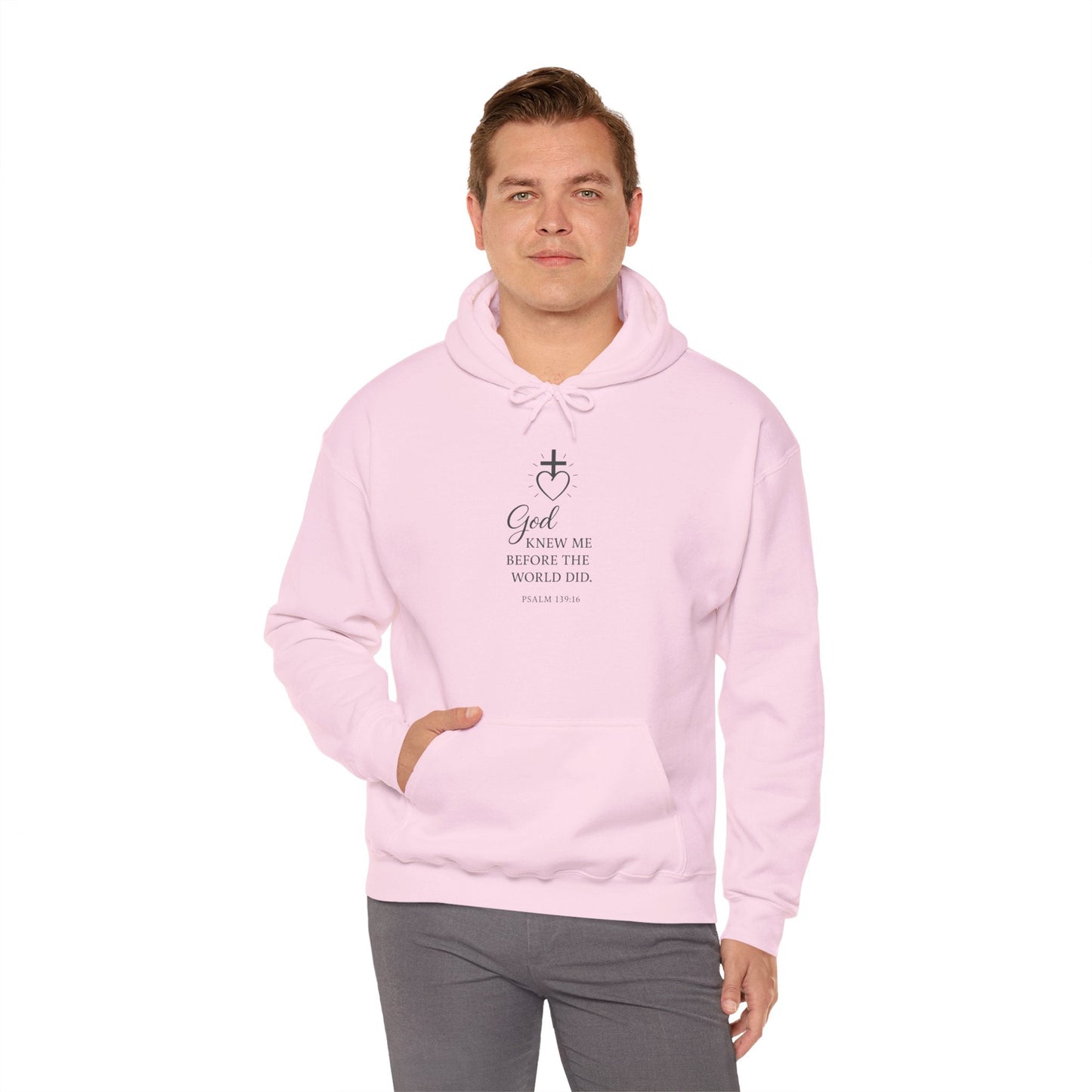 Faith - Inspired Unisex Hoodie with Inspirational Quote Psalm 139:16 - Peak Inspiration