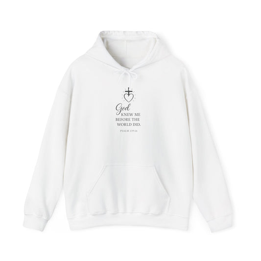Faith - Inspired Unisex Hoodie with Inspirational Quote Psalm 139:16 - Peak Inspiration