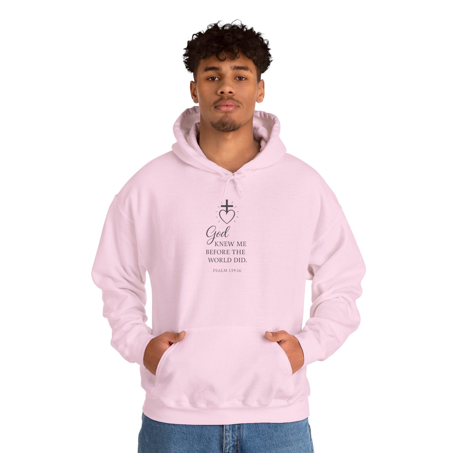 Faith - Inspired Unisex Hoodie with Inspirational Quote Psalm 139:16 - Peak Inspiration