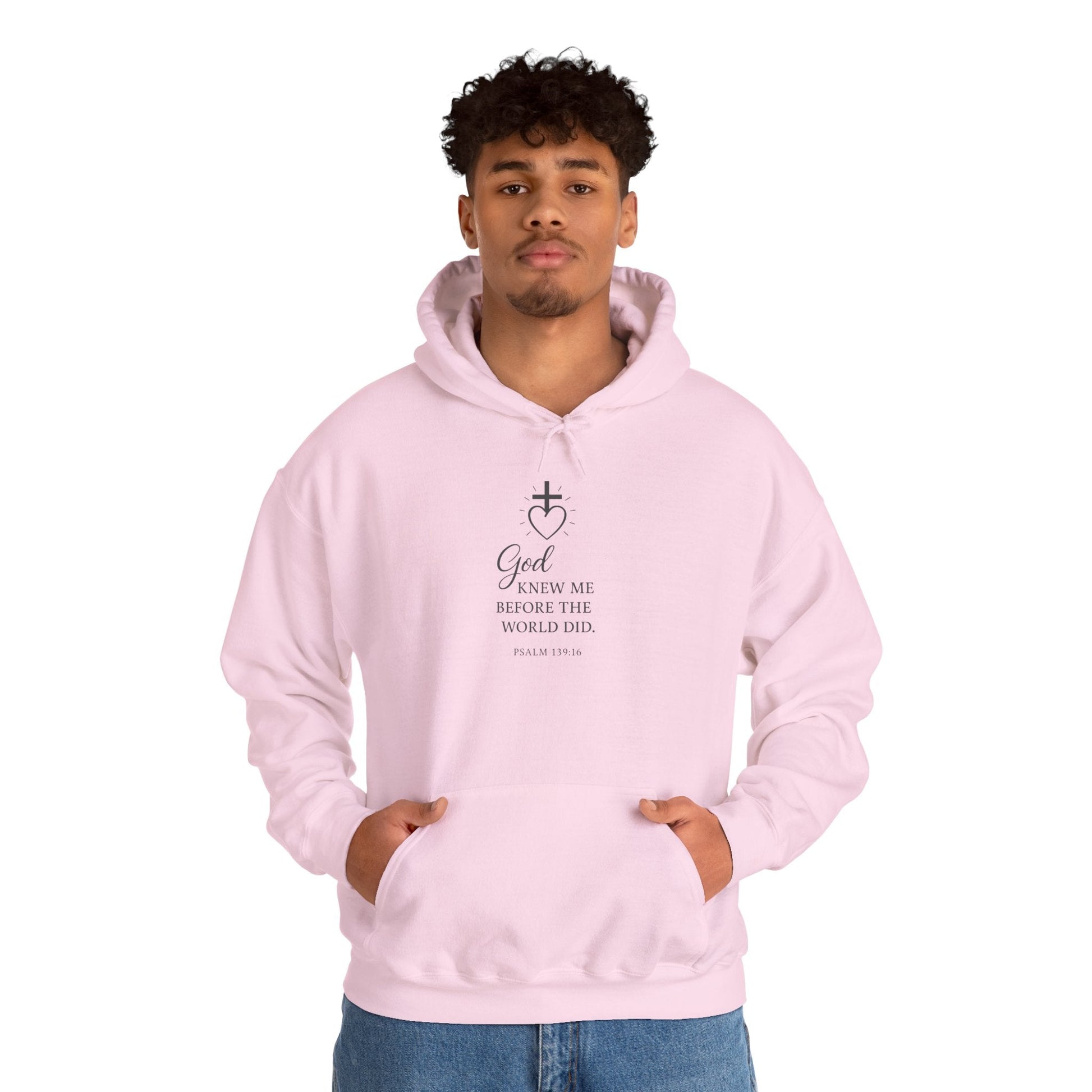 Faith - Inspired Unisex Hoodie with Inspirational Quote Psalm 139:16 - Peak Inspiration