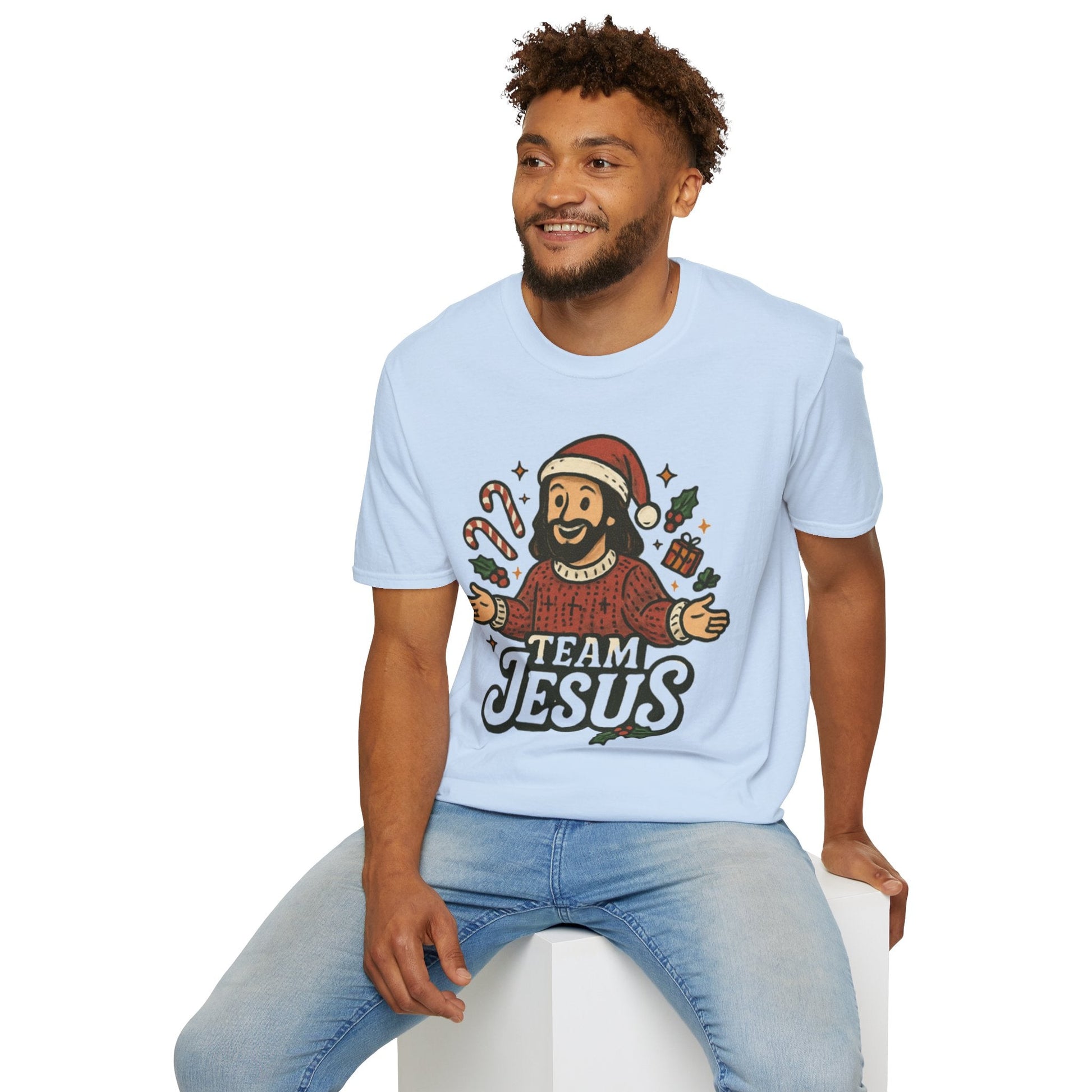 Funny "Team Jesus" Christmas T-Shirt - Peak Inspiration