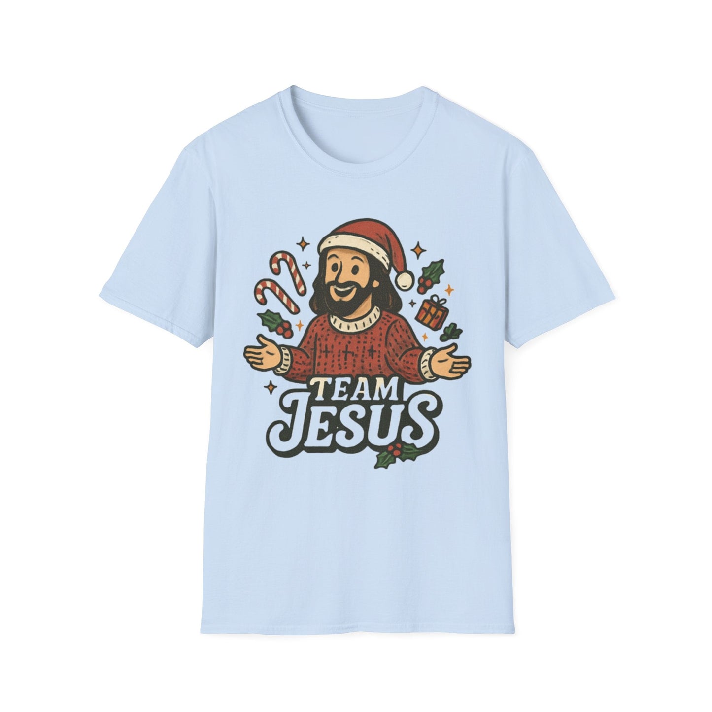 Funny "Team Jesus" Christmas T-Shirt - Peak Inspiration