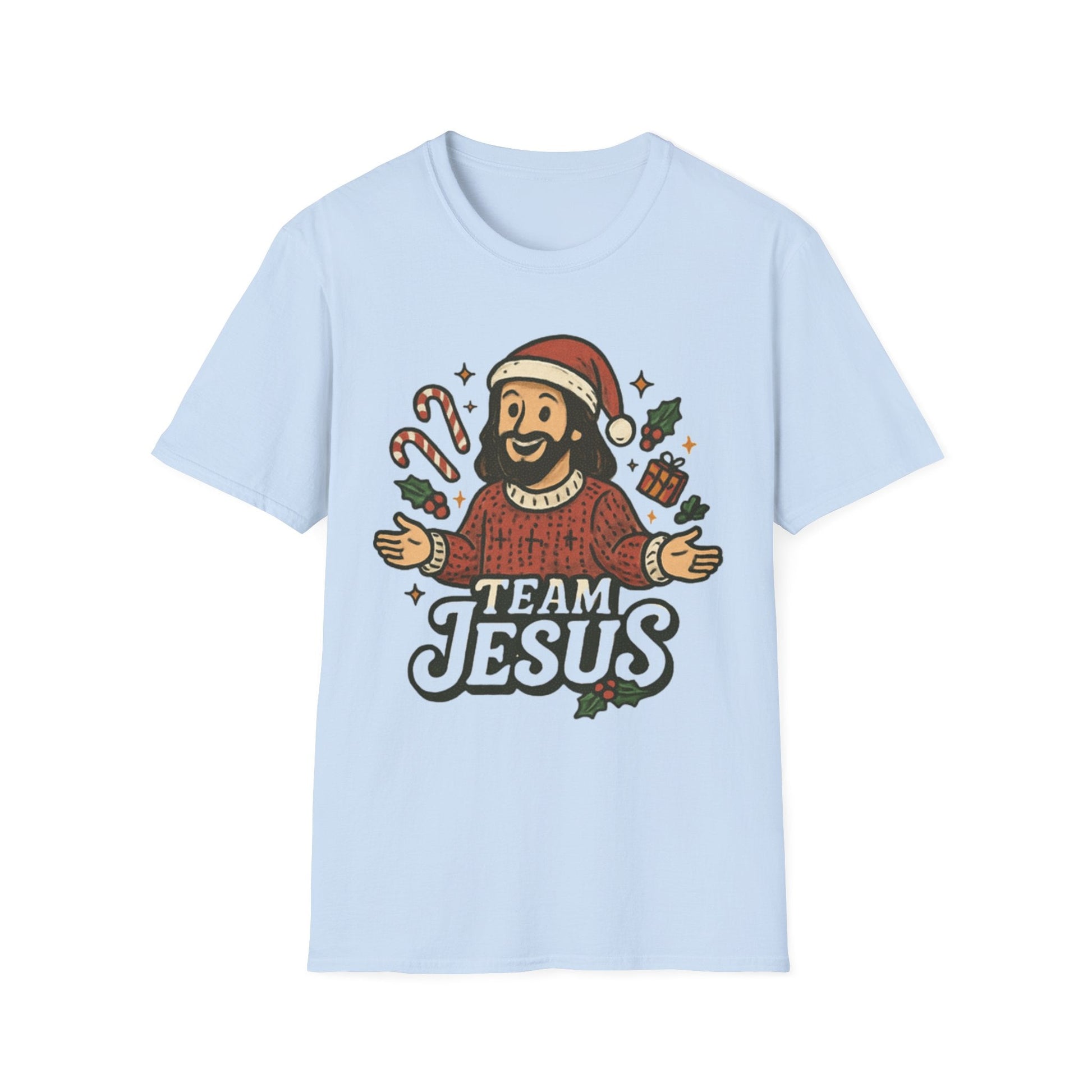 Funny "Team Jesus" Christmas T-Shirt - Peak Inspiration
