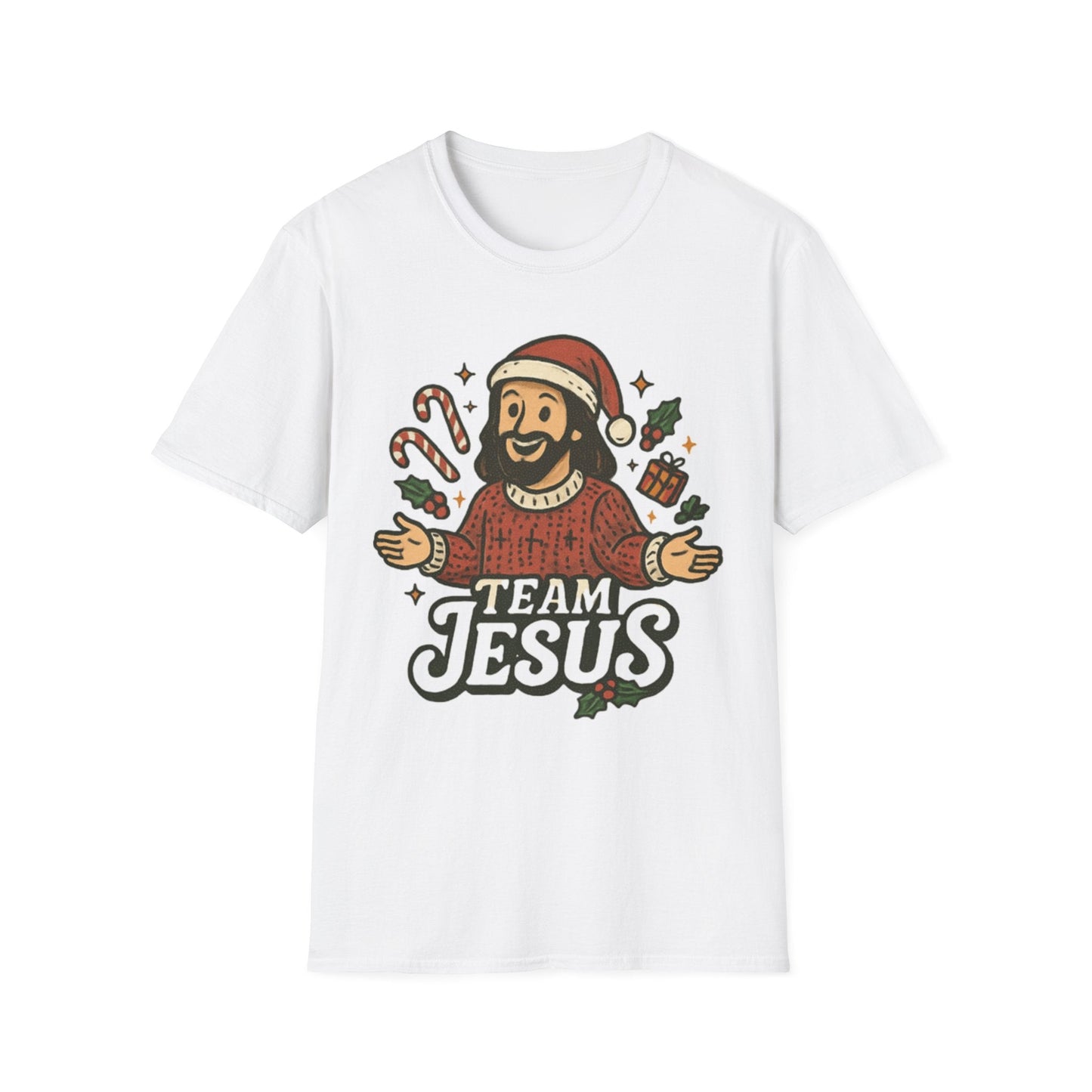 Funny "Team Jesus" Christmas T-Shirt - Peak Inspiration