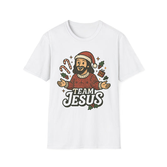 Funny "Team Jesus" Christmas T-Shirt - Peak Inspiration
